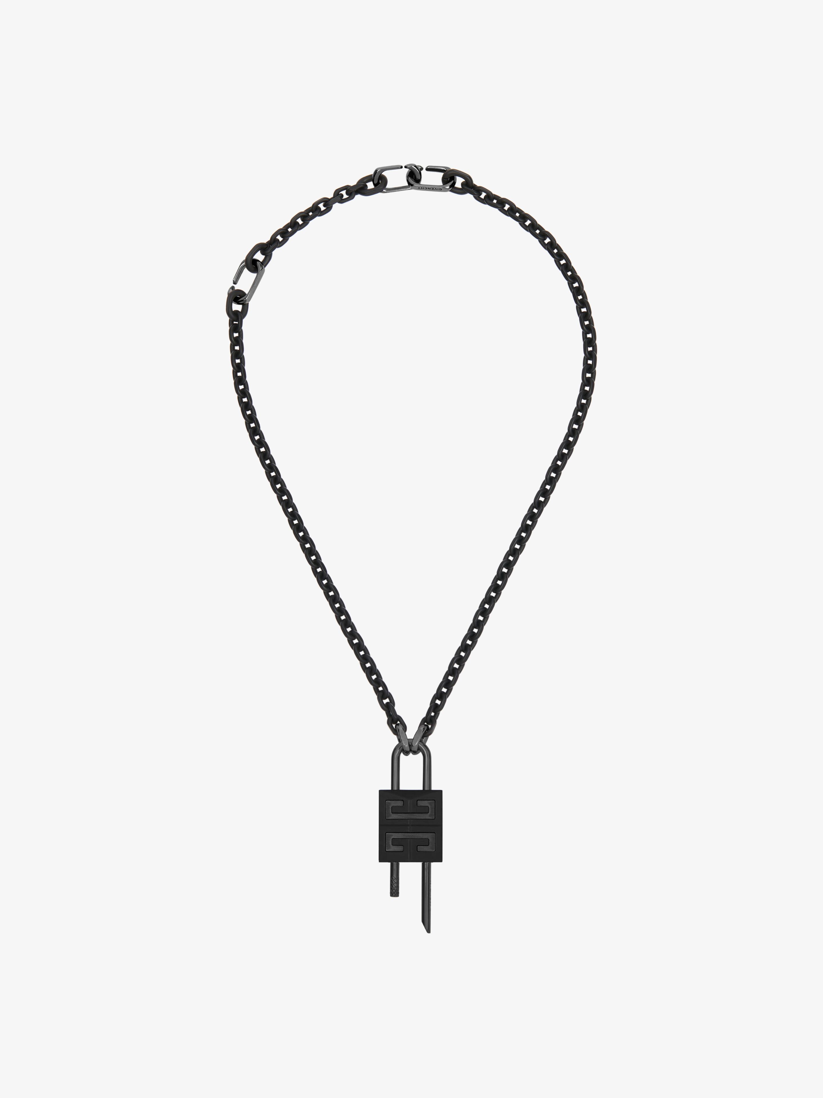 Givenchy - Collier Lock Petit Modèle En Métal - pour Homme