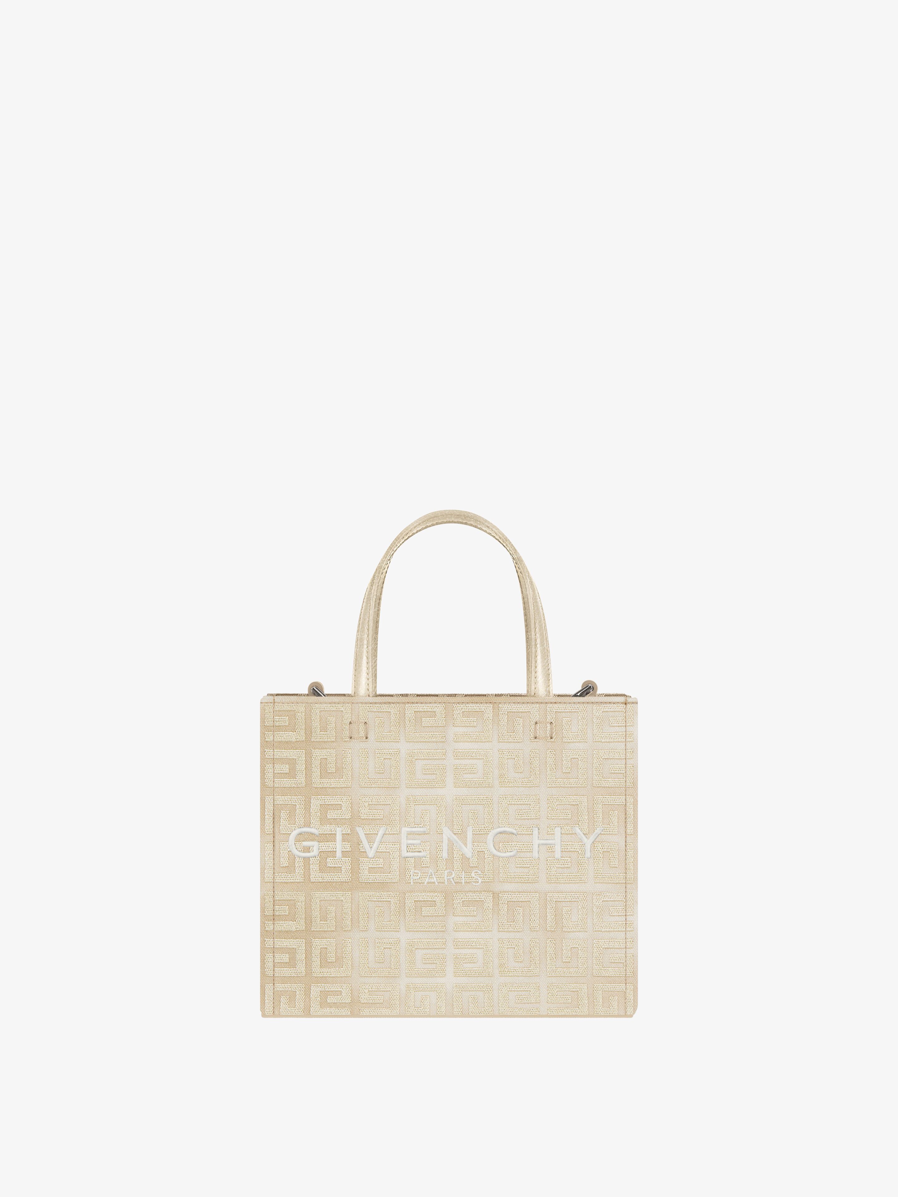 Givenchy - Cabas G-Tote Mini En Broderie Lurex 4G - pour Femme