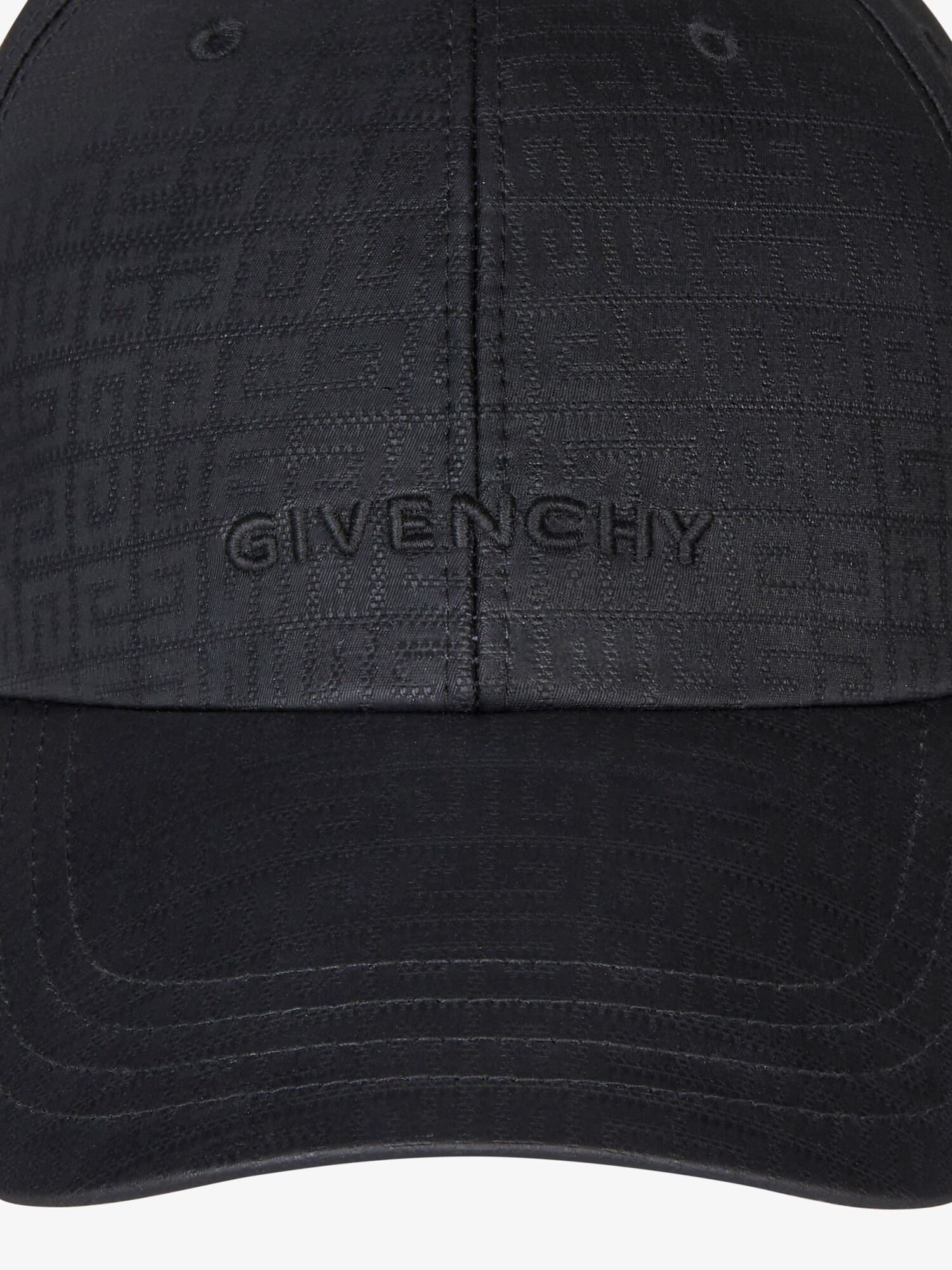 GIVENCHY embroidered cap in 4G nylon in - black | Givenchy US