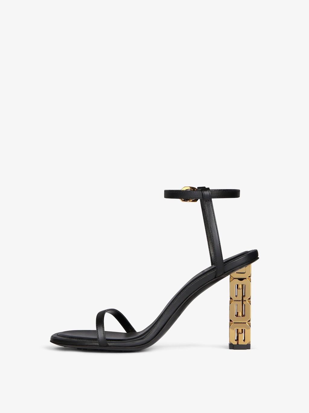 G Cube sandals in leather - black | Givenchy US