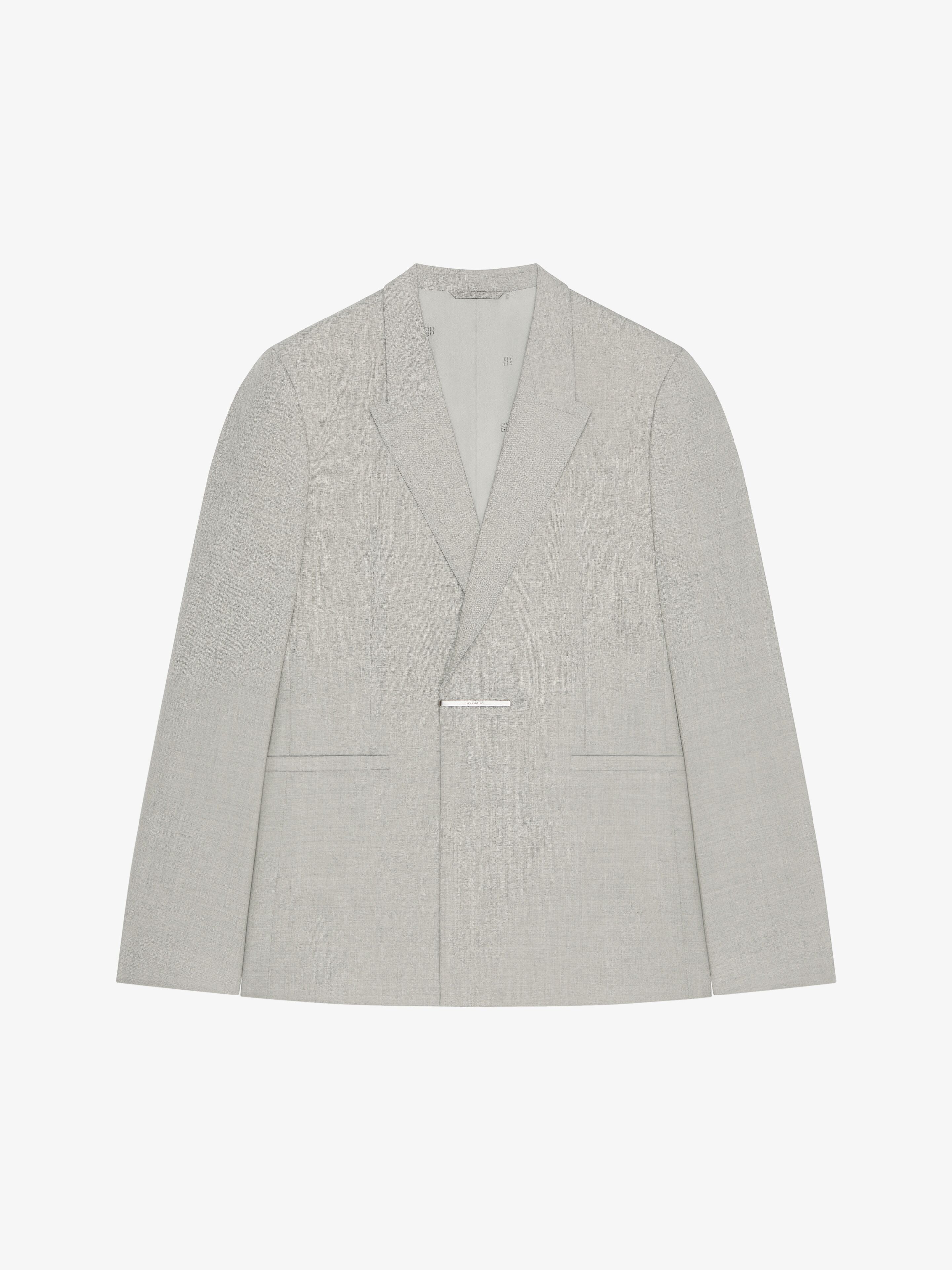Givenchy - Veste Slim En Laine - Gris - pour Homme - Taille : 48