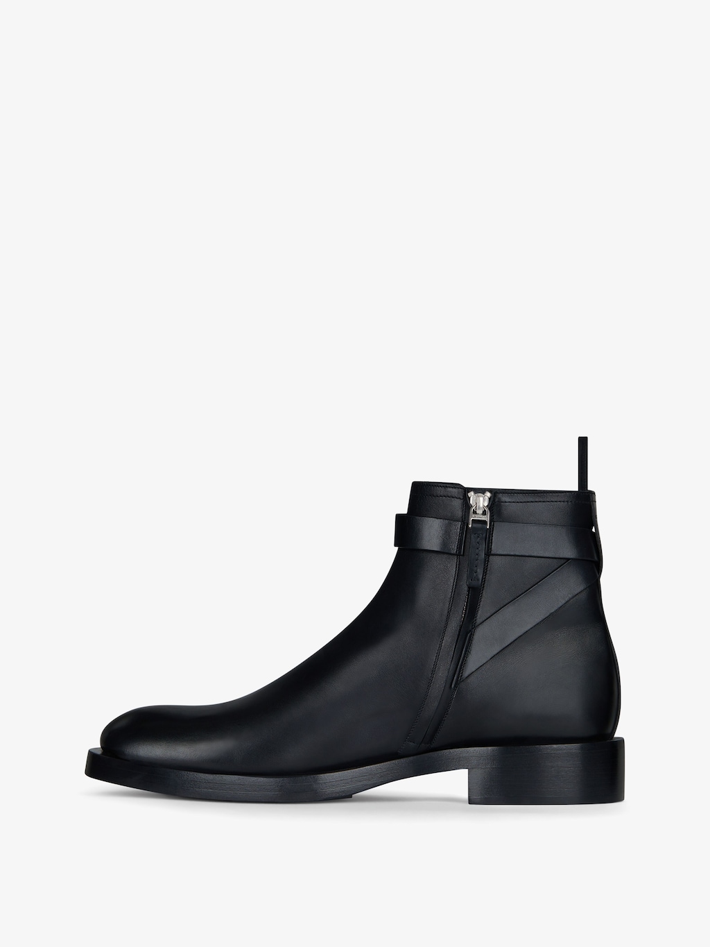 Lock ankle boots in leather - black | Givenchy