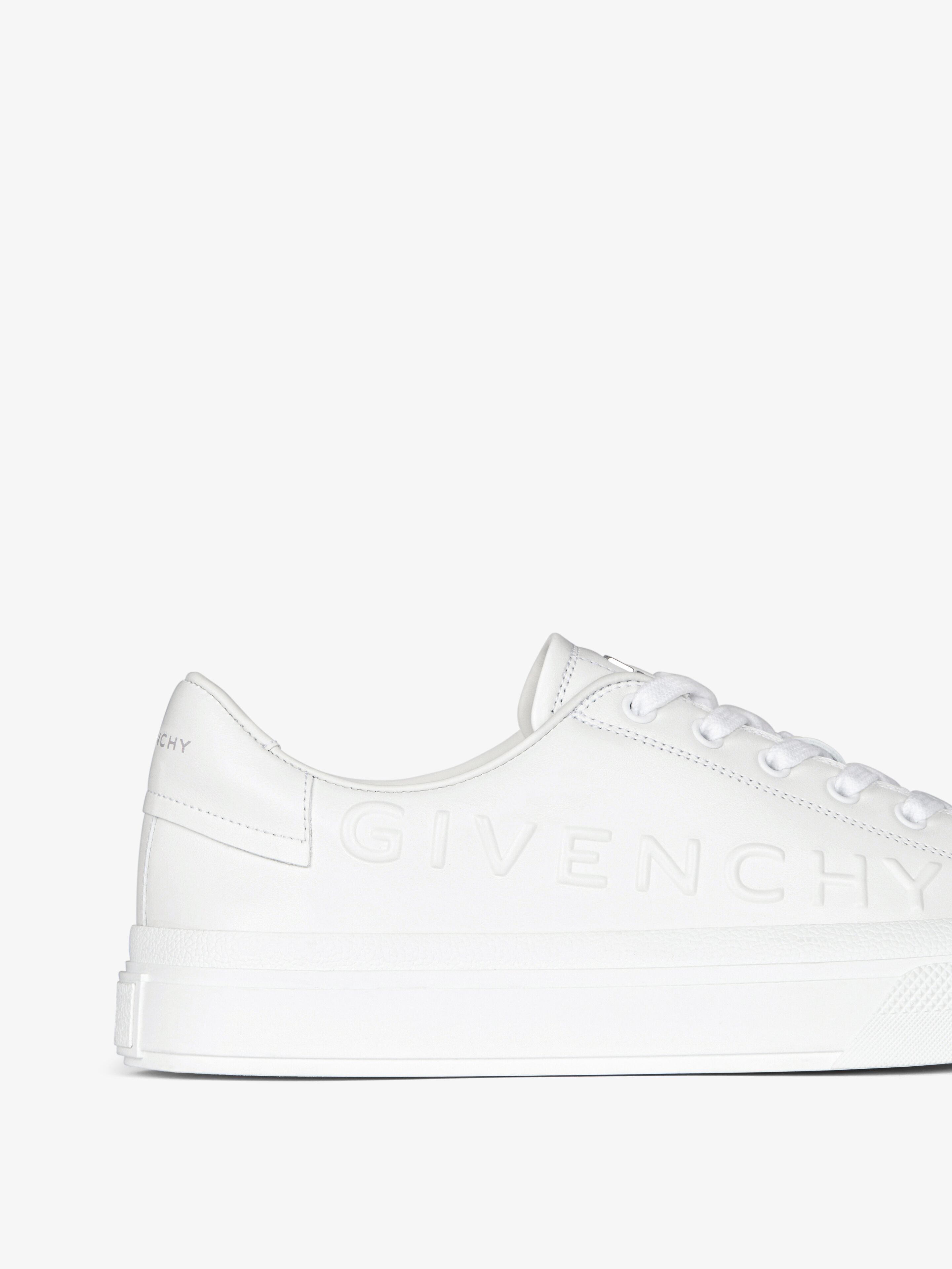 Mens white givenchy trainers hotsell