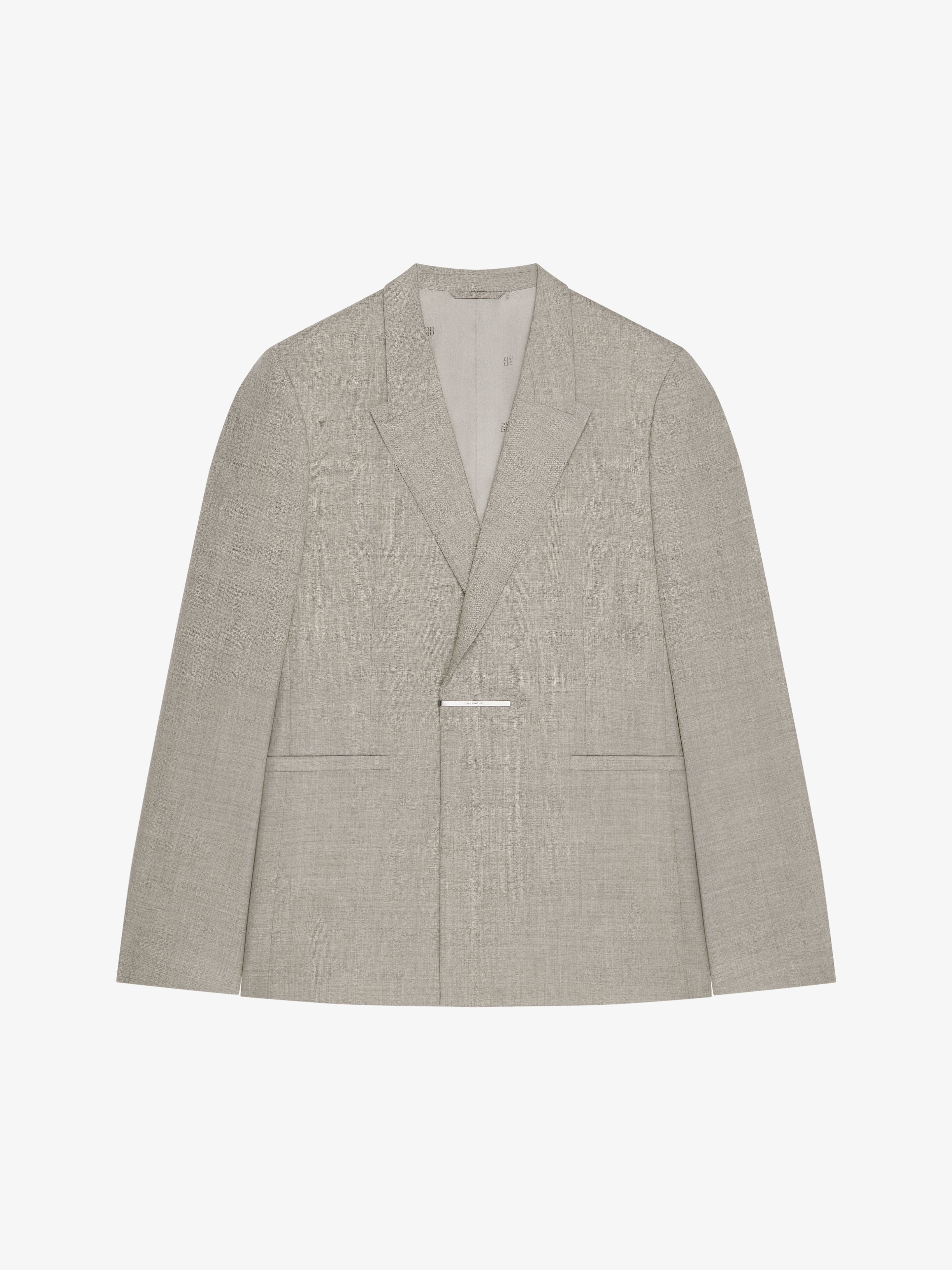 Shop Givenchy Slim Fit Jacket In Wool