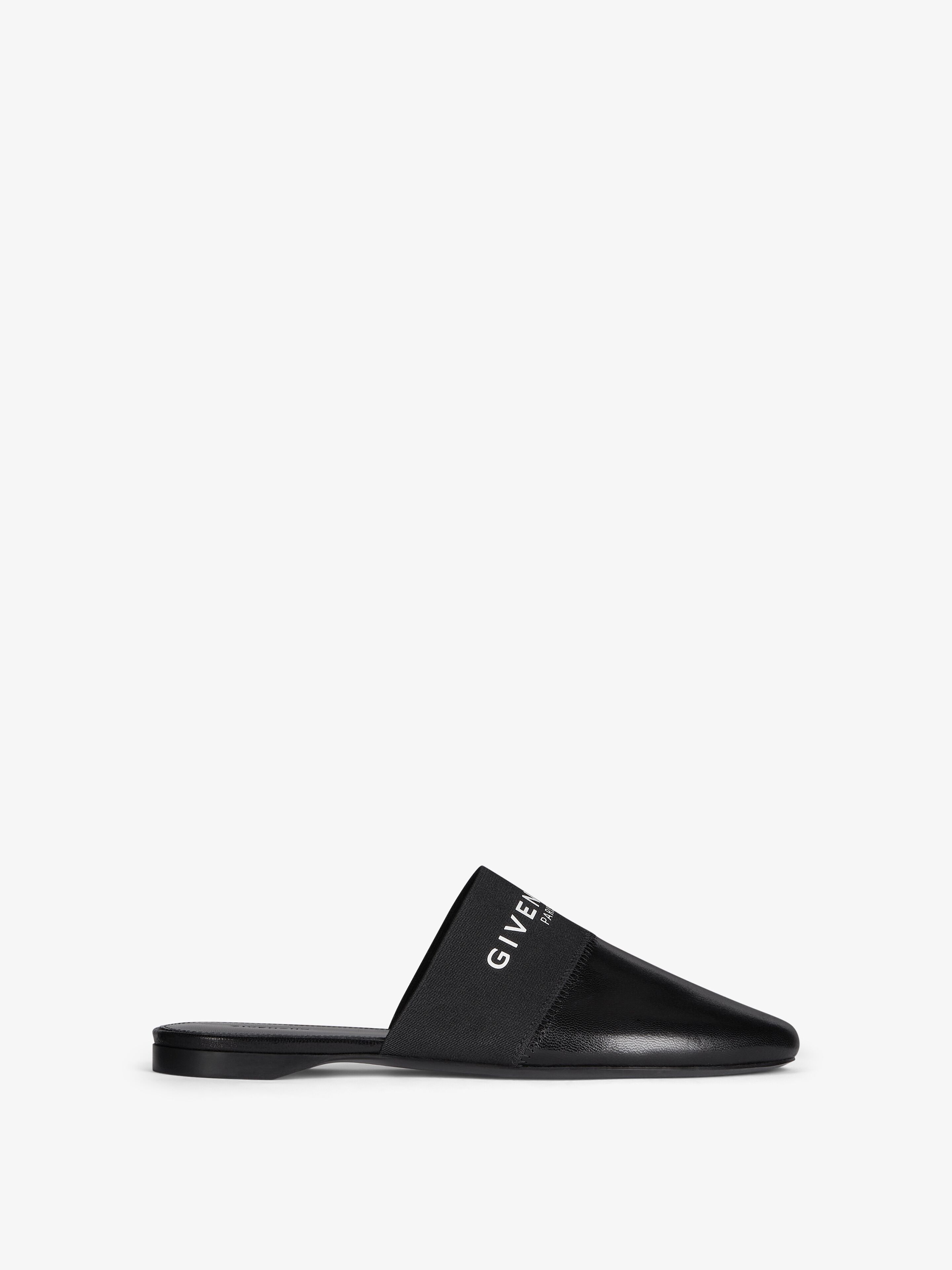 Givenchy - Mules Plates Bedford En Cuir - Noir - pour Femme - Taille : 39