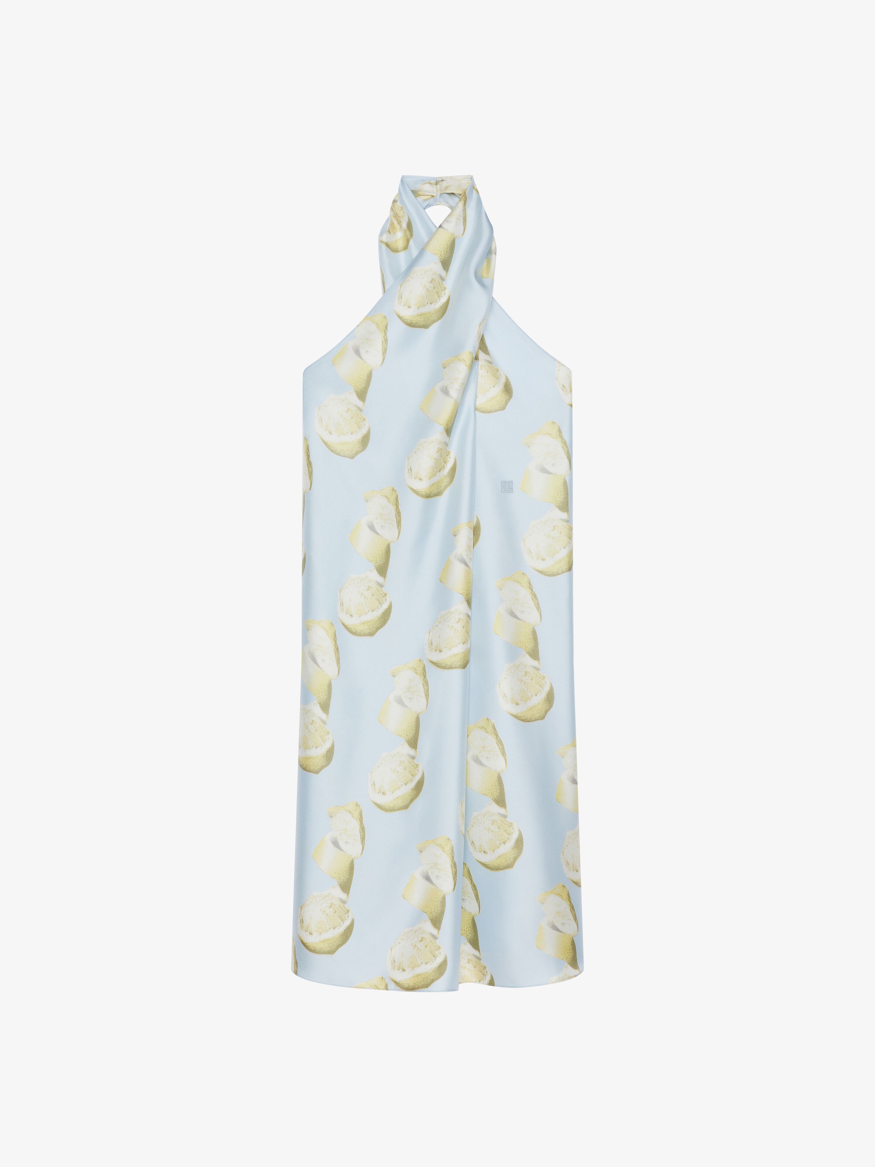 Shop Givenchy Printed Dress In Silk