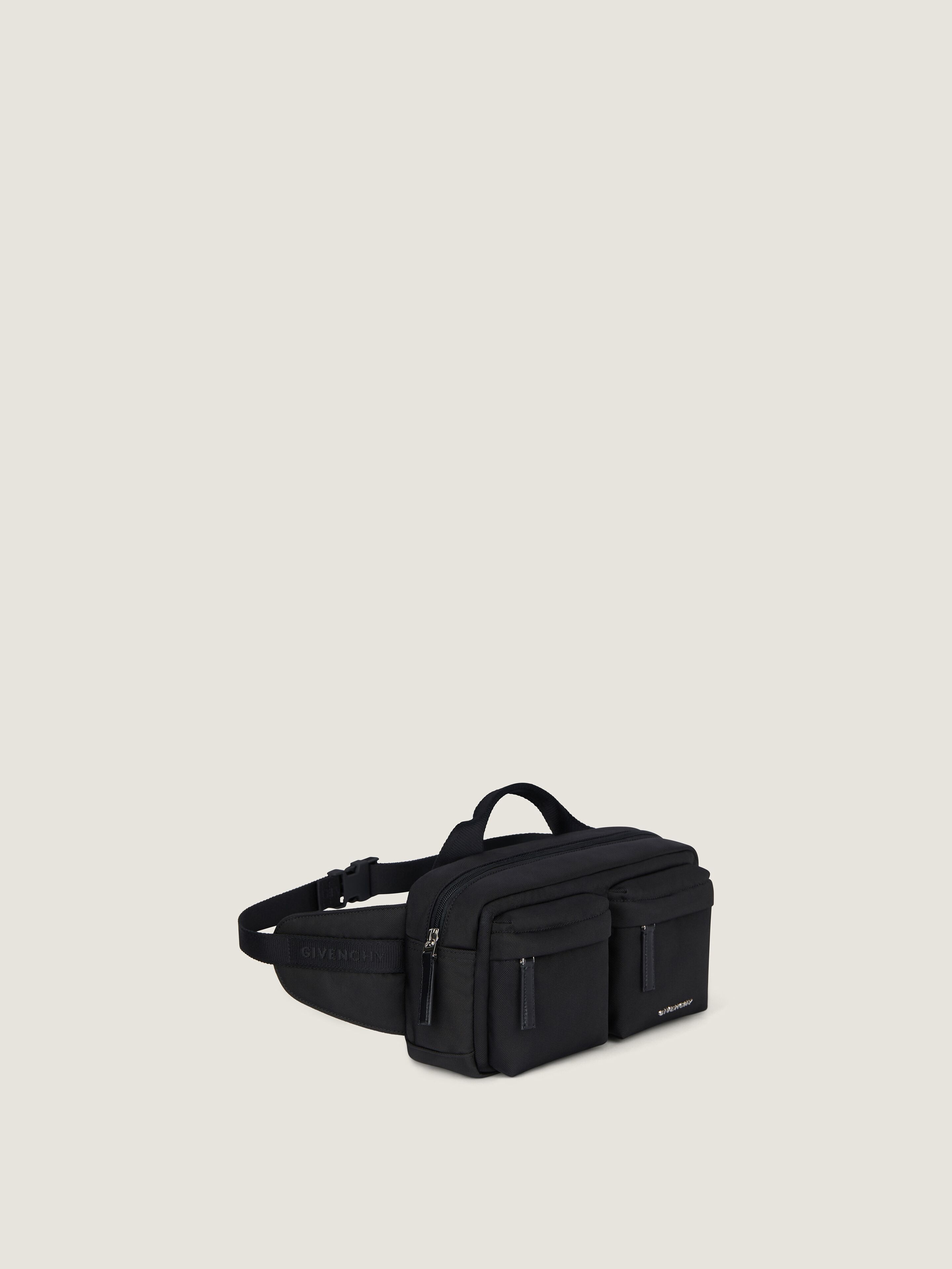 大人気◆Givenchy◆エッセンシャル U ナイロン ベルトバッグ Essential U belt bag in nylon in - black | Givenchy US