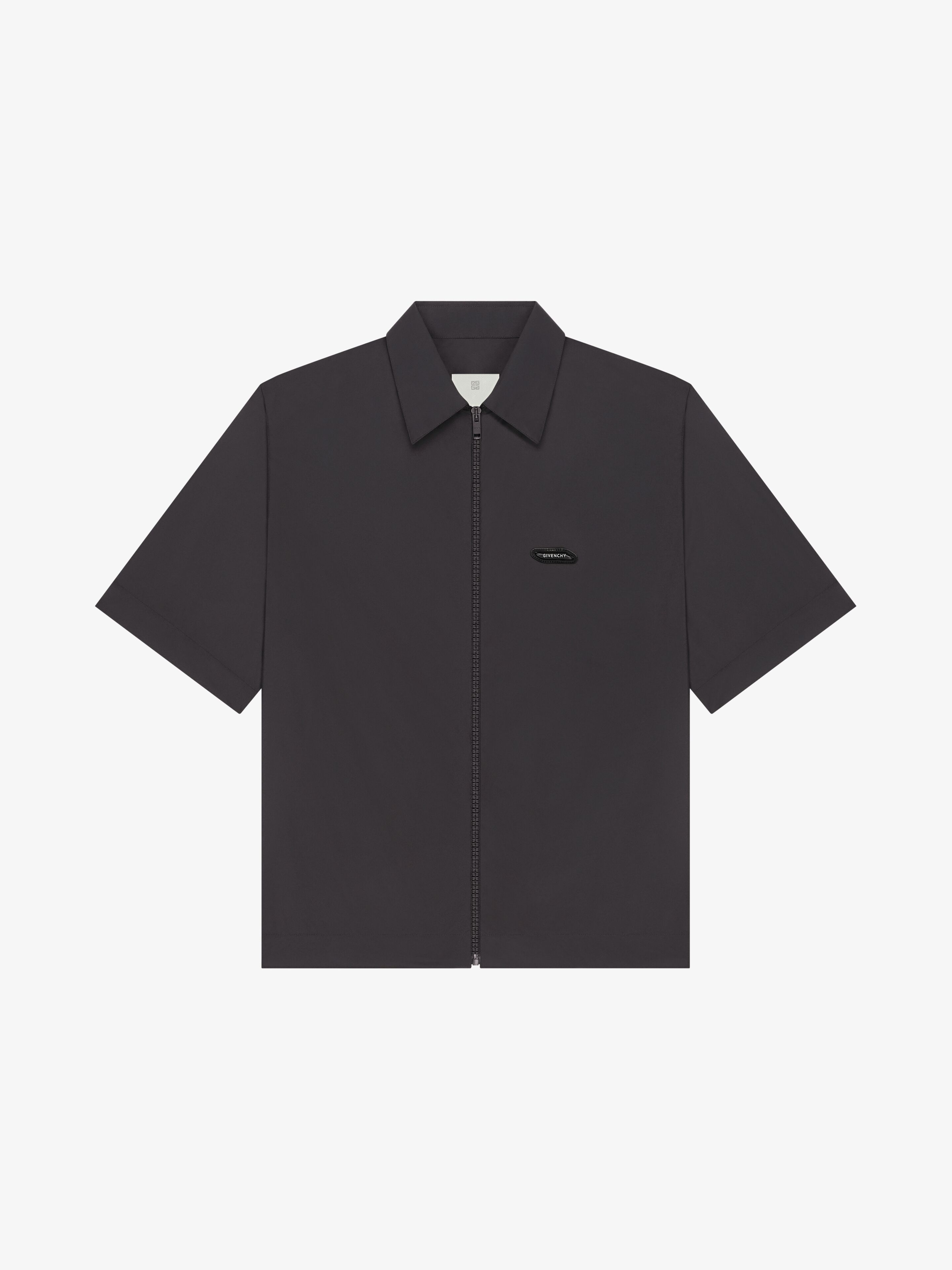 Shop Givenchy Tk-mx Boxy Fit Shirt In Black
