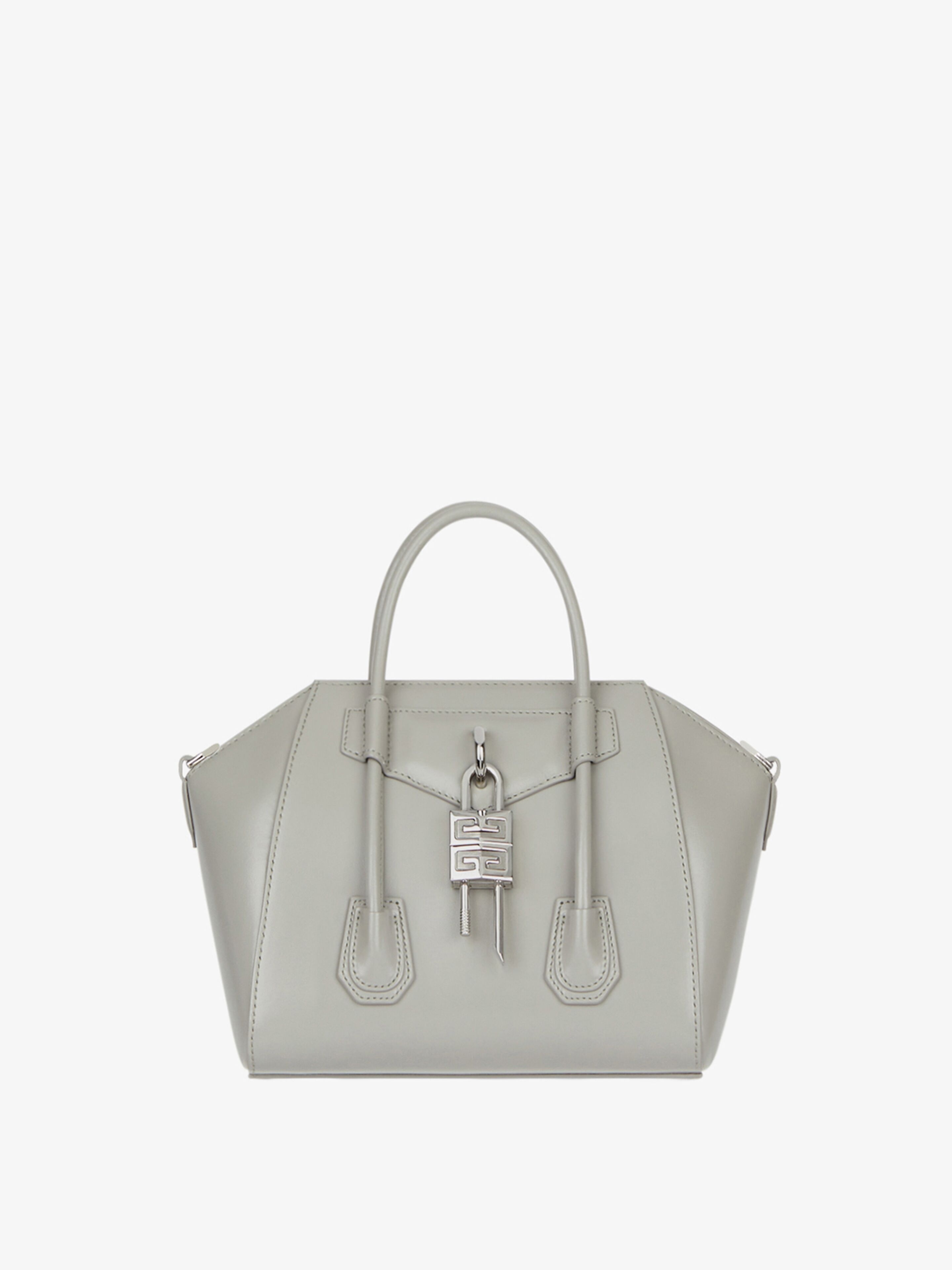 GIVENCHY MINI ANTIGONA LOCK BAG IN BOX LEATHER