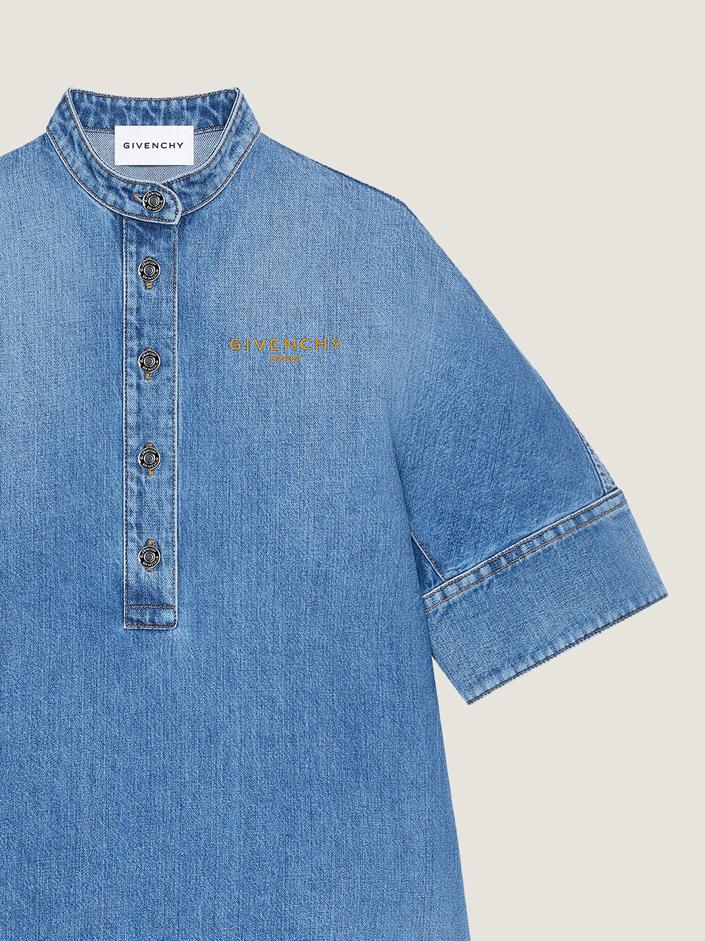 Tシャツ・カットソー GIVENCHY Women Tunic Tops BW70ASGYPV453 BLUE ジバンシィ レディース 半袖Tシャツ BW707Z3YCX 453 (GIVENCHY/T