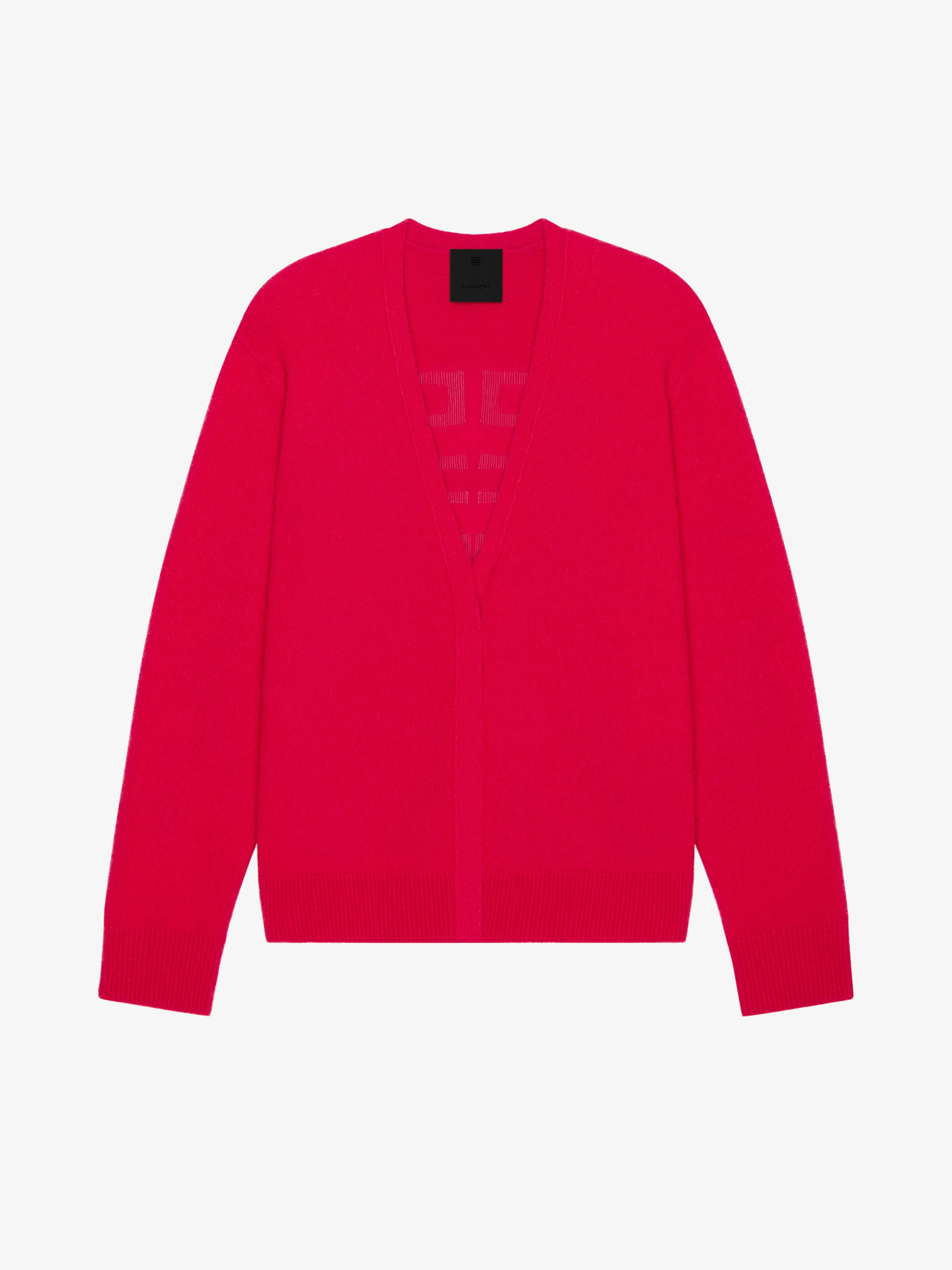 GIVENCHY 4G CARDIGAN IN CASHMERE AND SILK