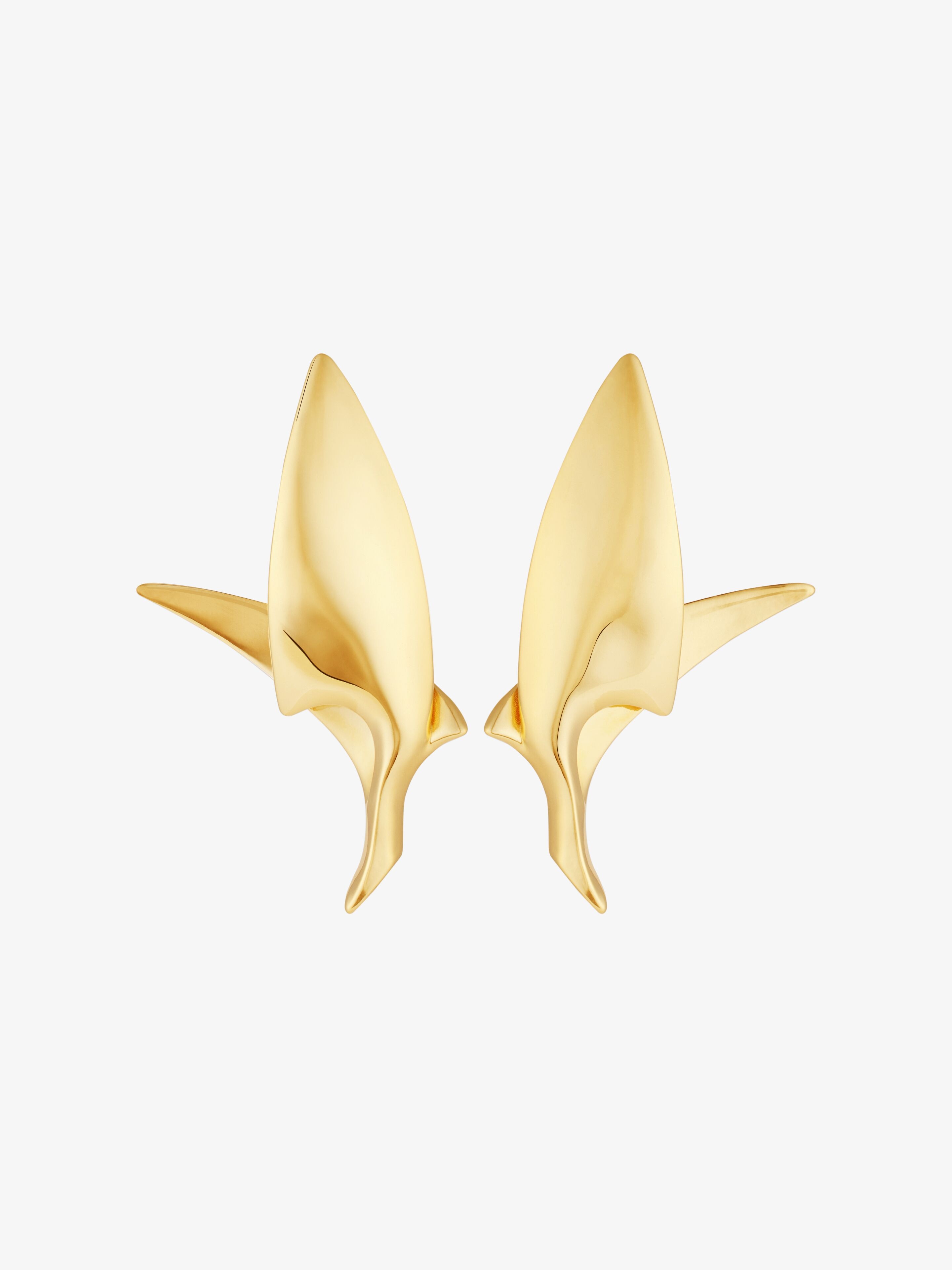 Givenchy Bird Earrings In Metal In Gold