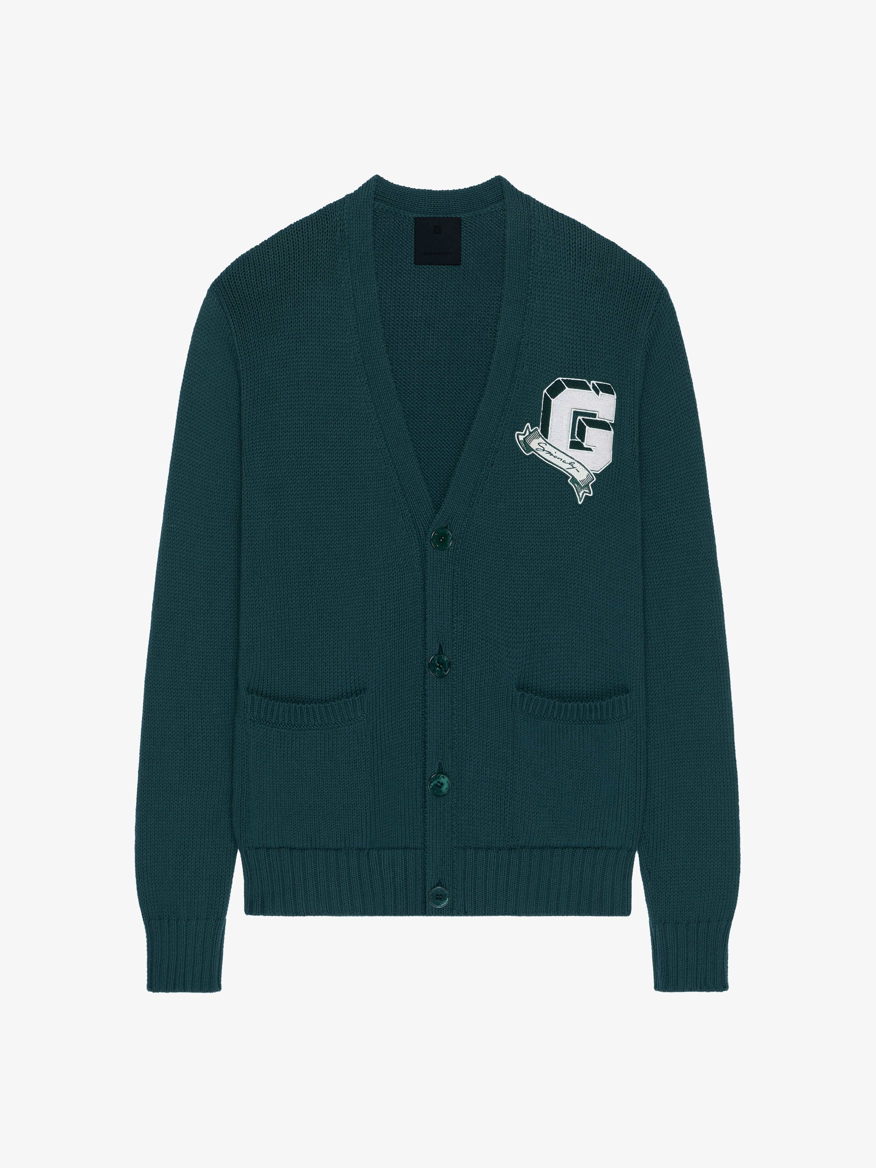 Givenchy College Cardigan In Cotton In Multicolor