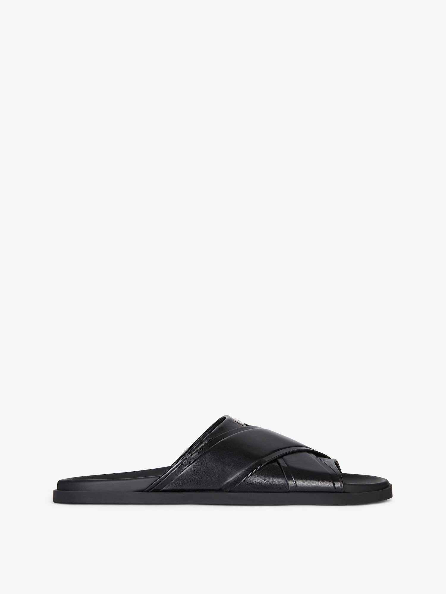 G Plage flat sandals in leather | Givenchy US | Givenchy