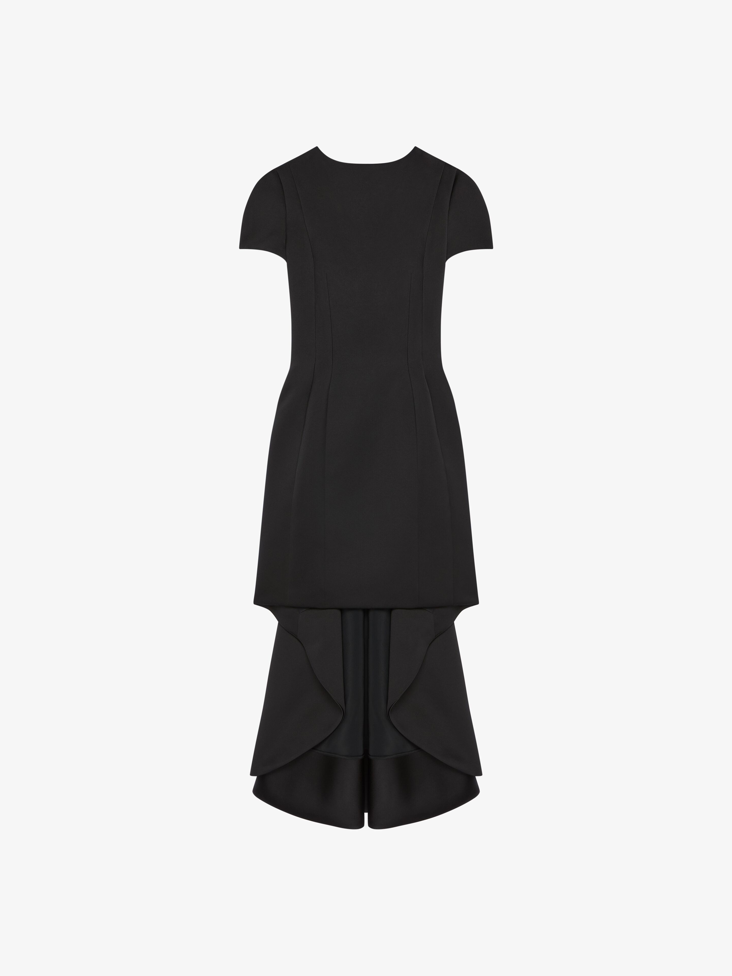 Shop Givenchy Robe Asymétrique En Satin Avec Cristaux