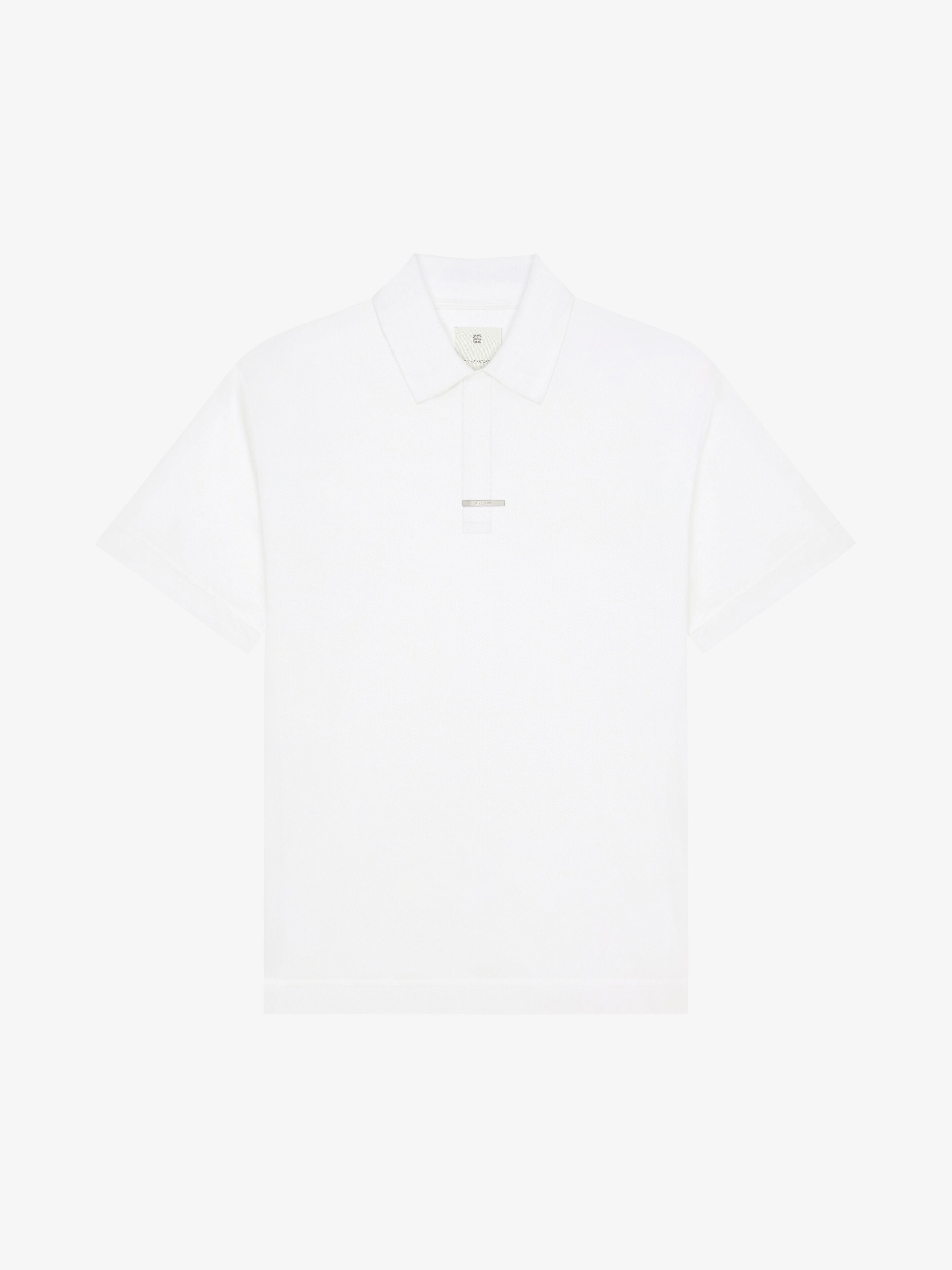 Shop Givenchy Polo In Cotton In White