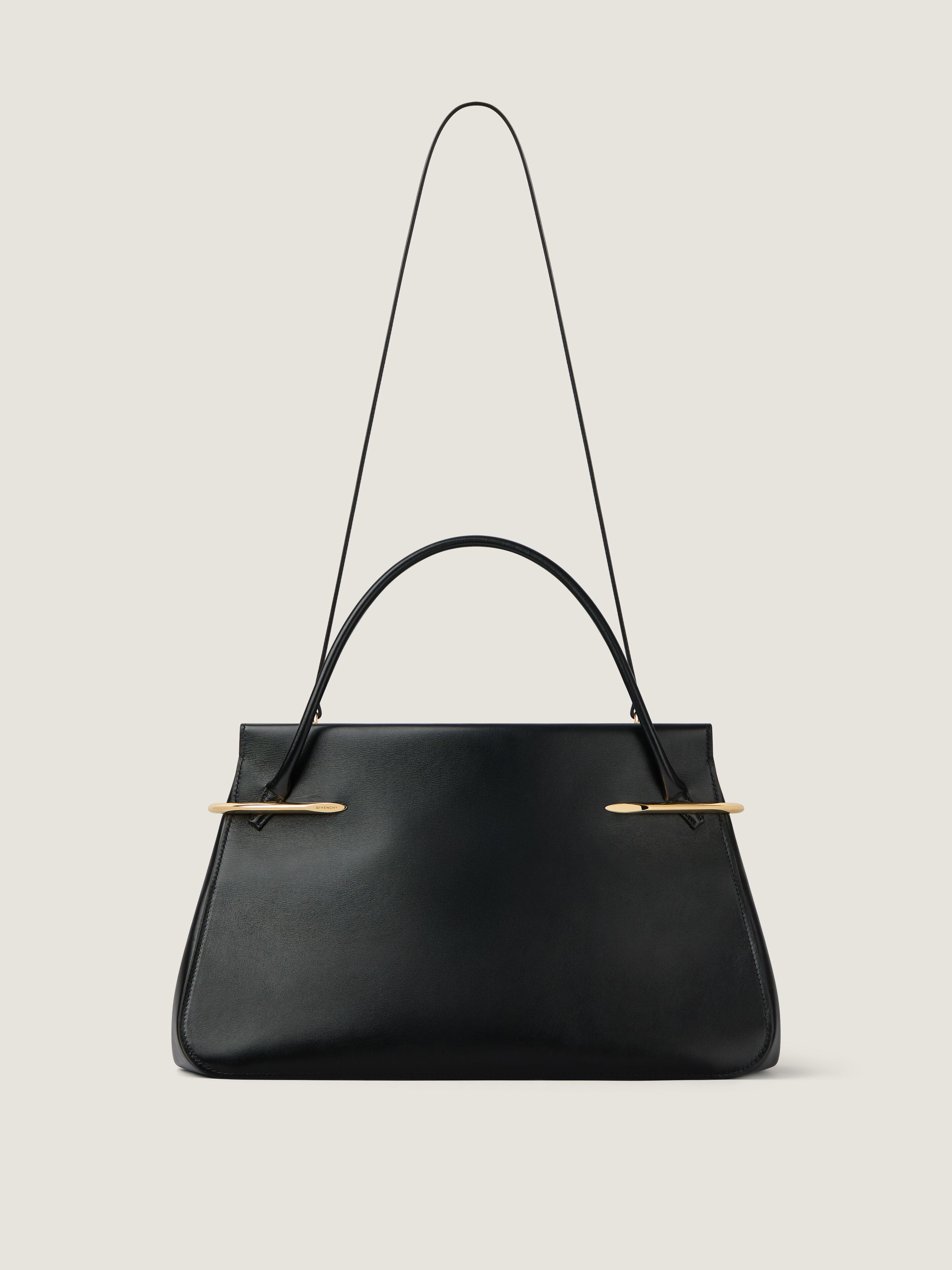 Large Pinch bag in leather in - black | Givenchy
