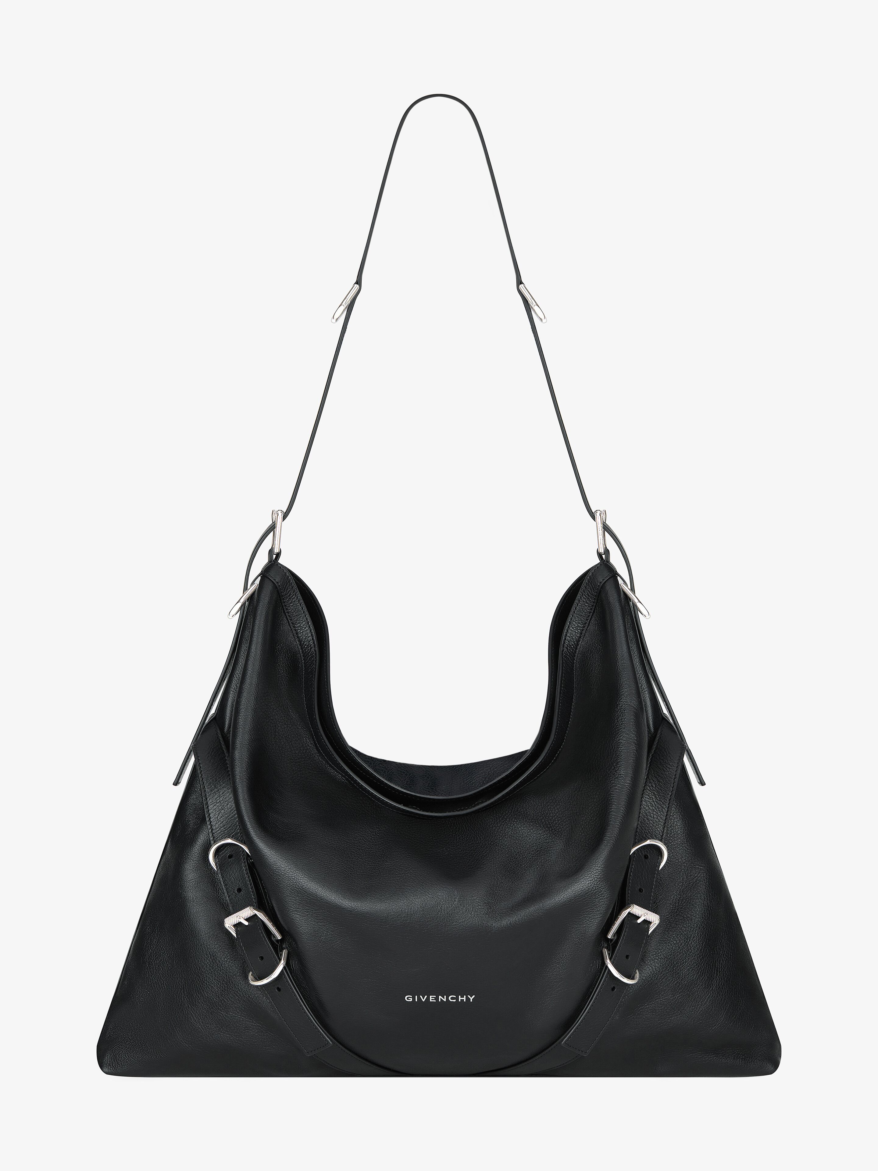 Shop Givenchy Large Voyou Bag In Grained Leather In Multicolor