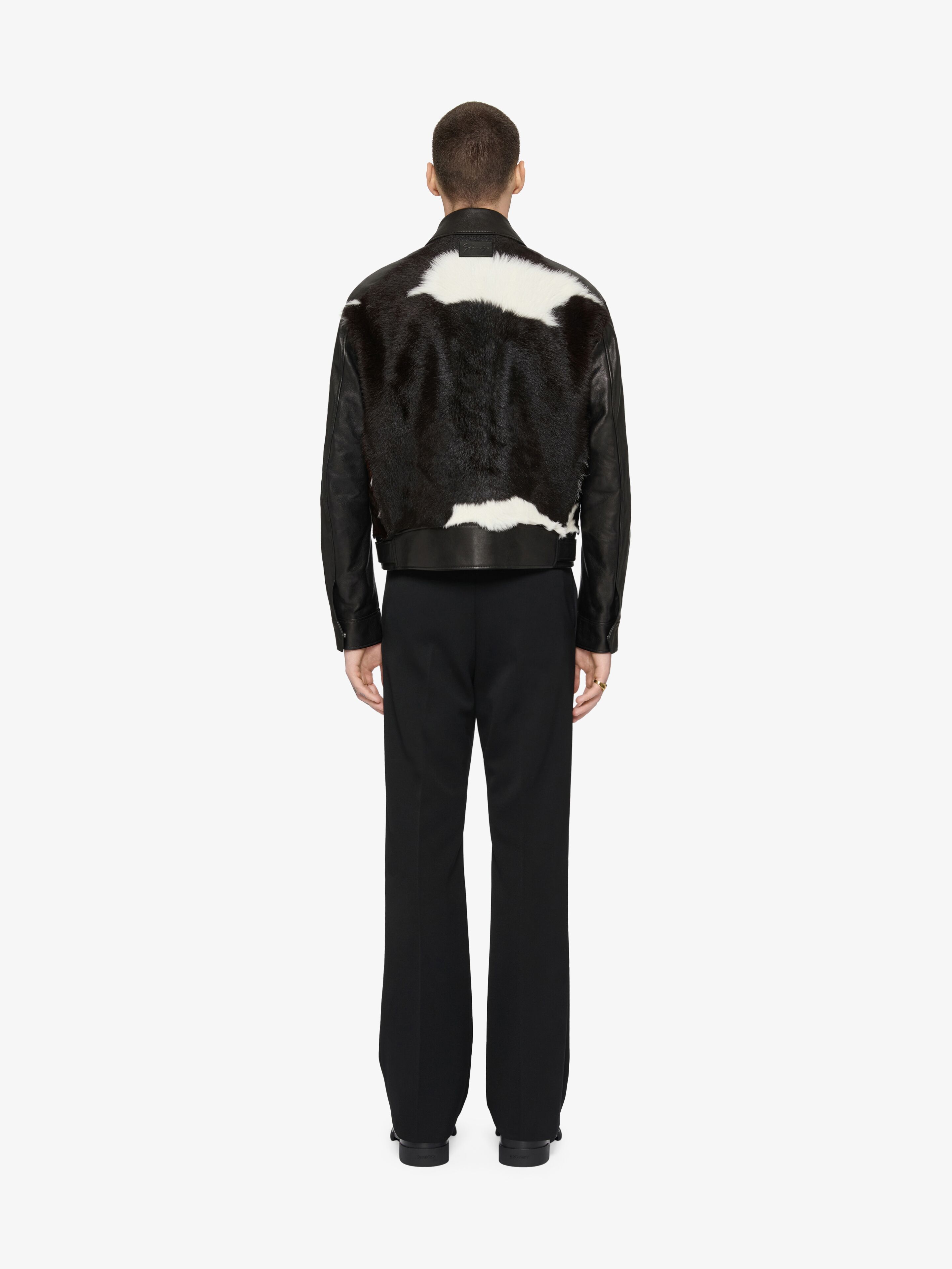 カウハイドレザー バイカージャケット - セピア | GIVENCHY JP