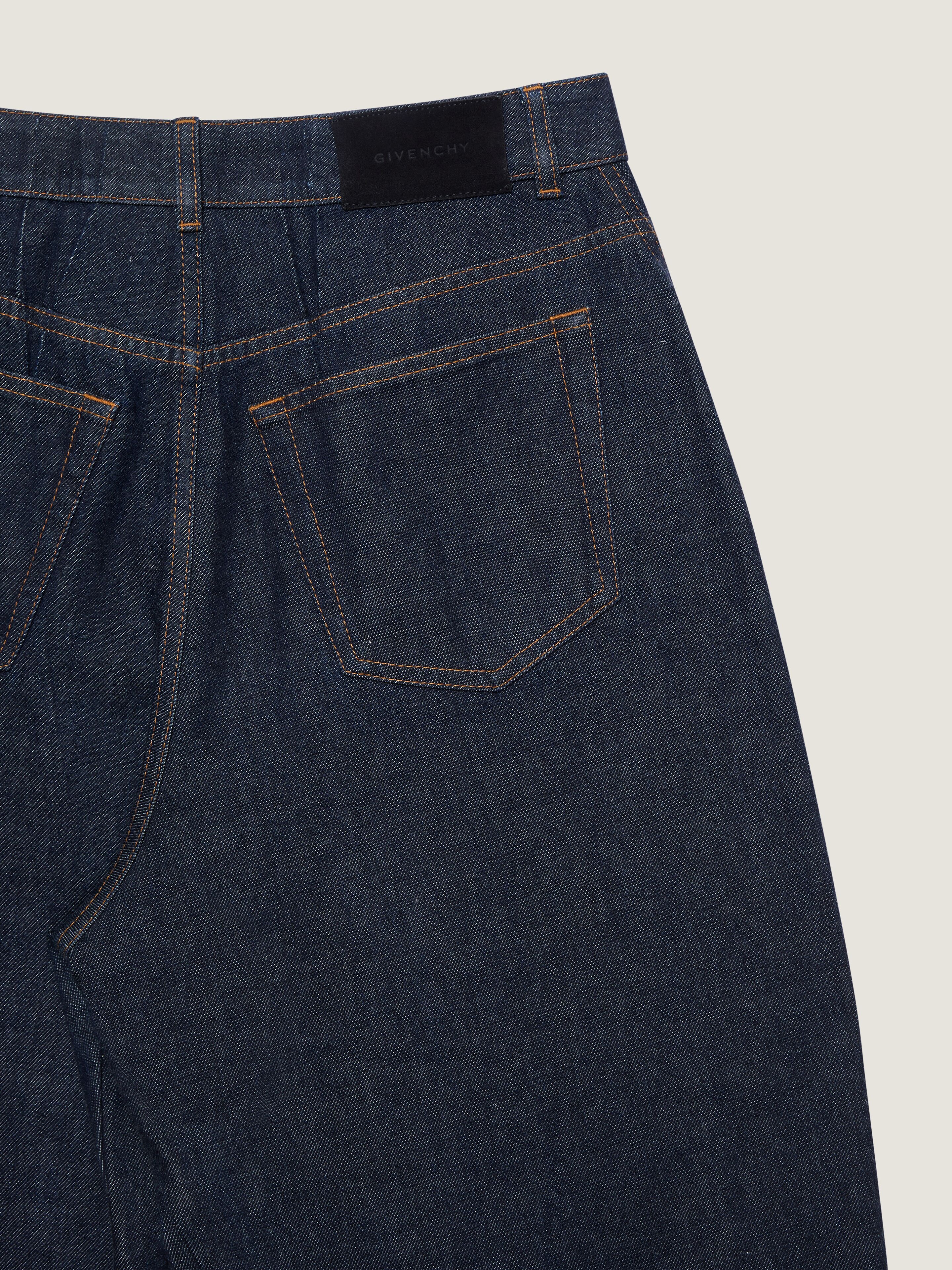 Cocoon pants in raw denim in - dark blue | Givenchy ES