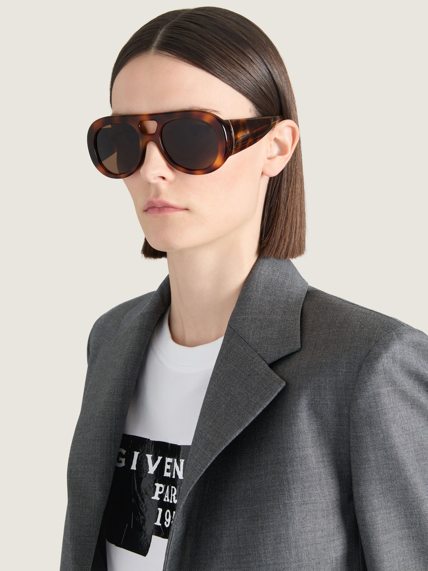 GIVENCHY Bold sunglasses in acetate - havanna in - havanna 