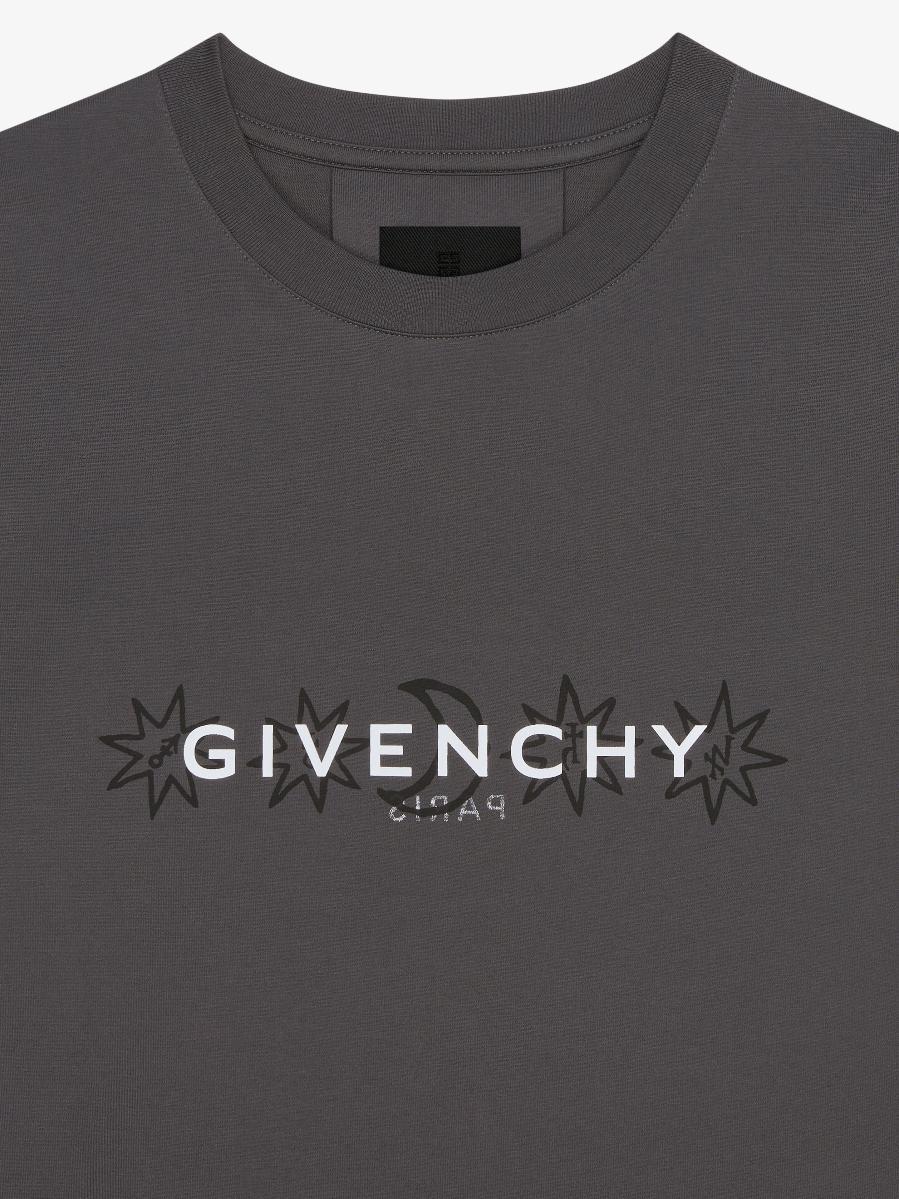 GIVENCHY Reverse t-shirt in cotton with Tarot print - rosewood