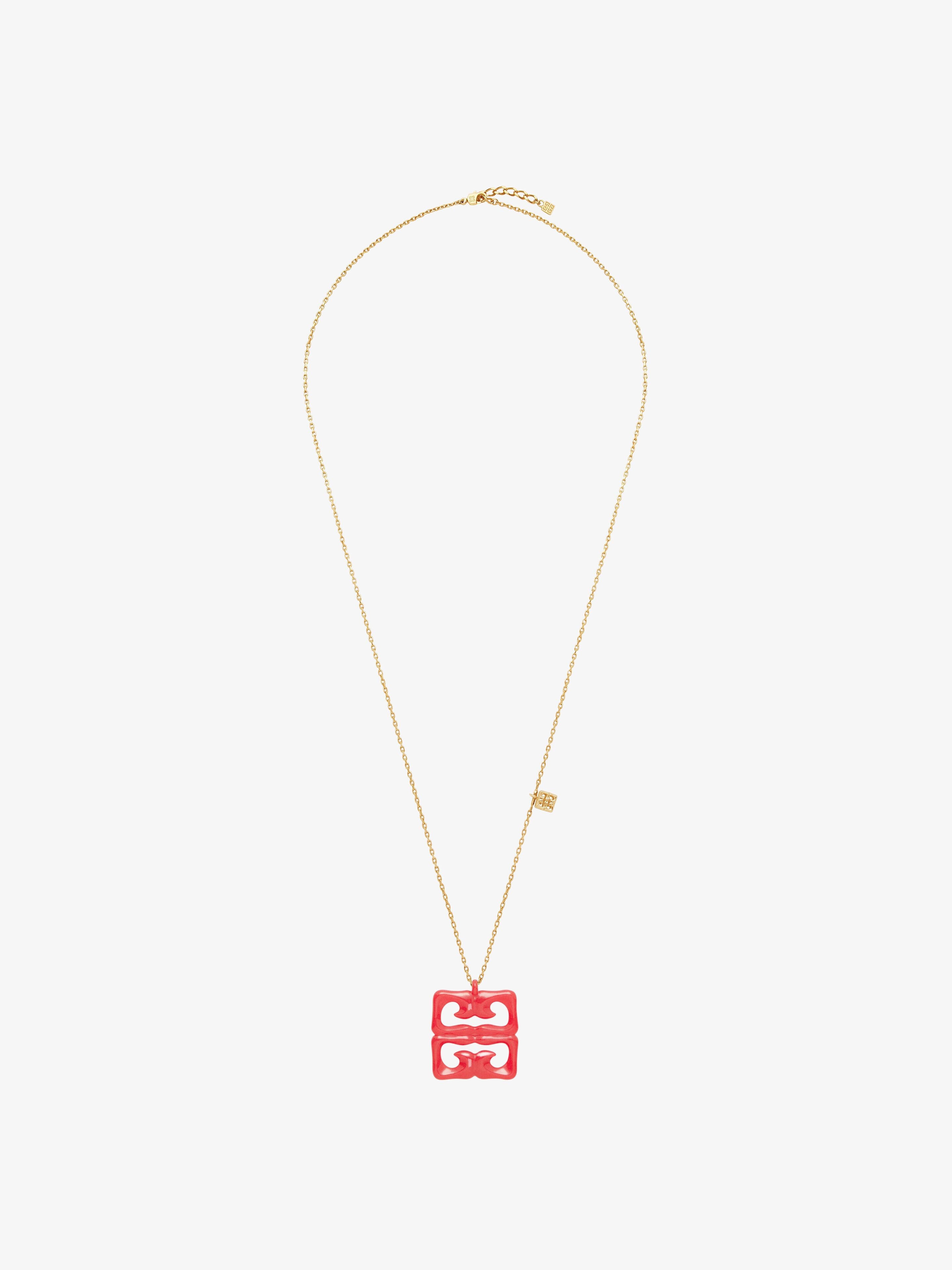 Givenchy 4g Liquid Necklace In Metal And Resin In Gold