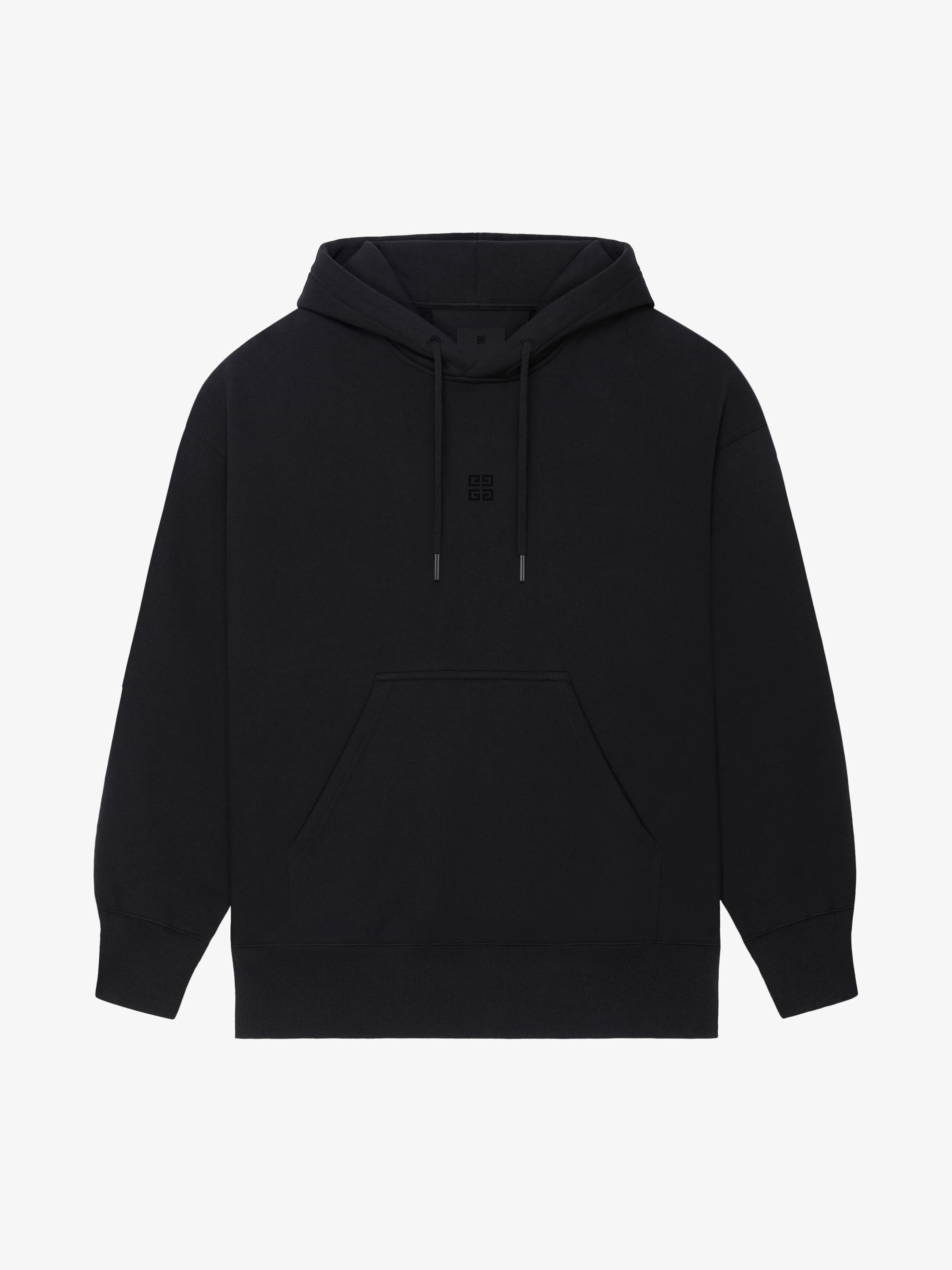 Givenchy Men's Slim Fit Hoodie In Embroidered Felpa In Black
