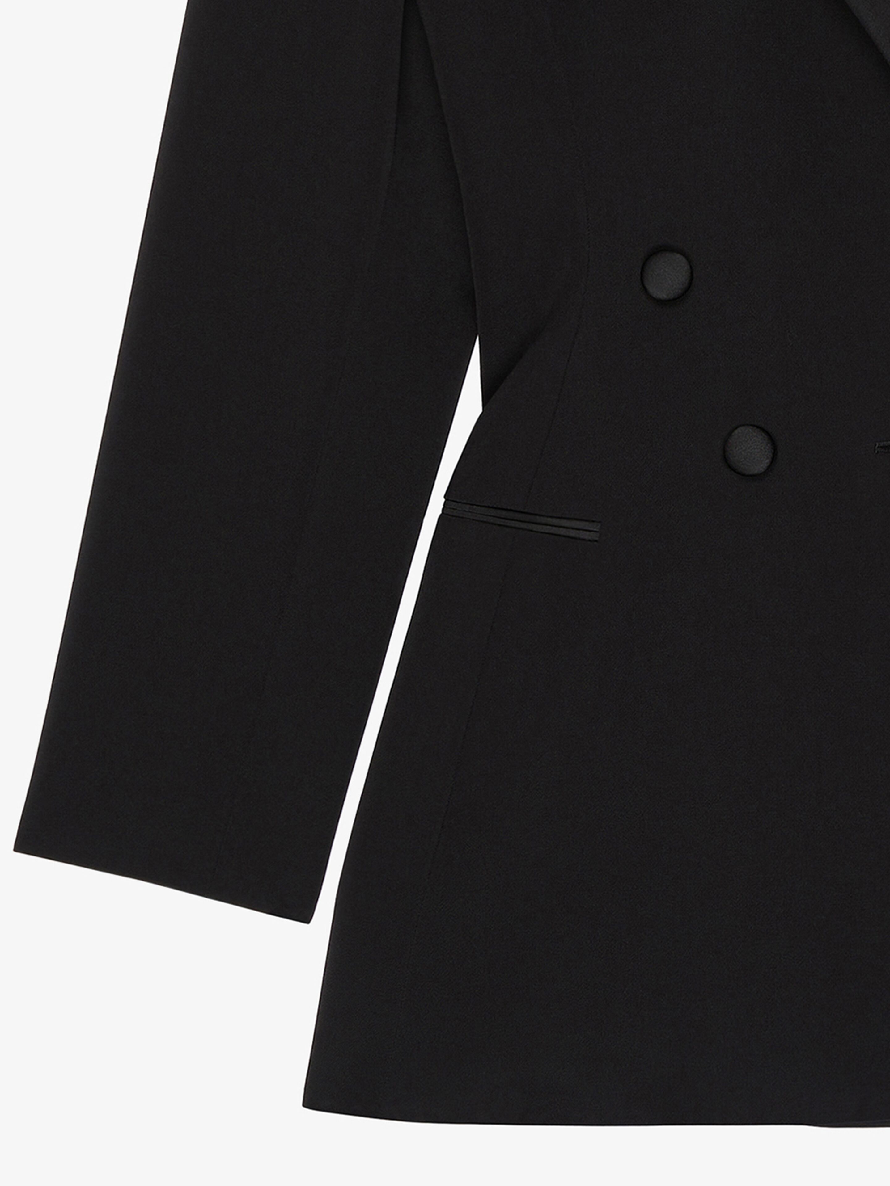 Jacket in wool with pleated back | Givenchy CA | Givenchy