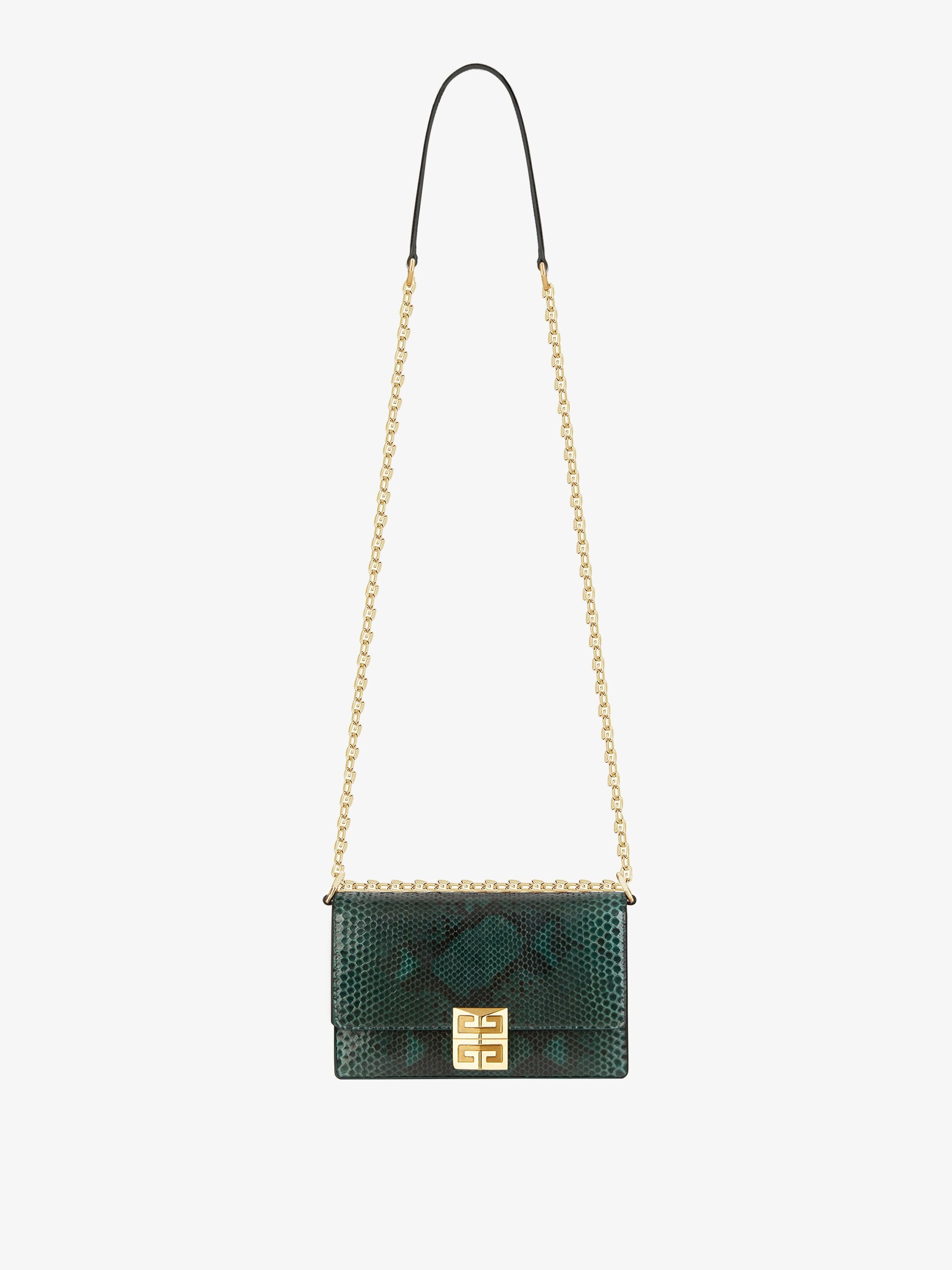 Givenchy - Small 4G Bag In Python With Chain