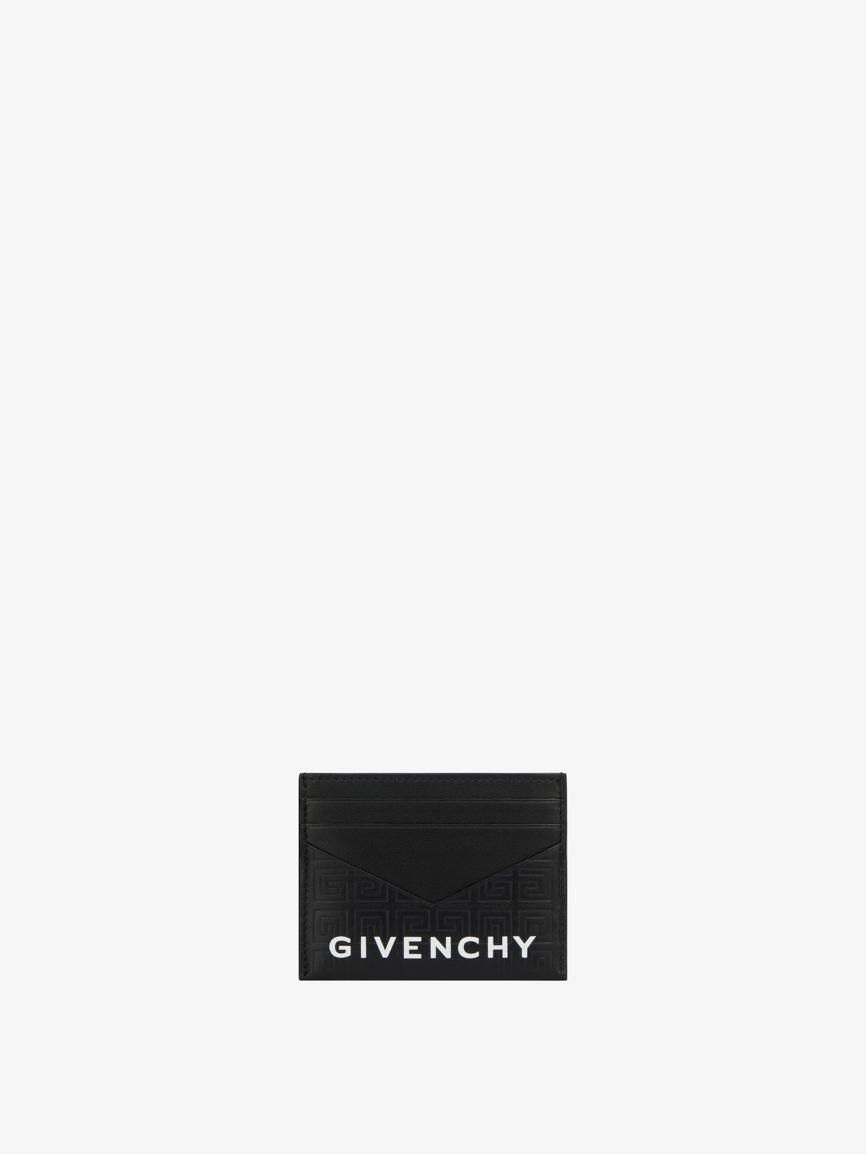 Givenchy Porte-cartes G-cut En Cuir 4g In Multicolor