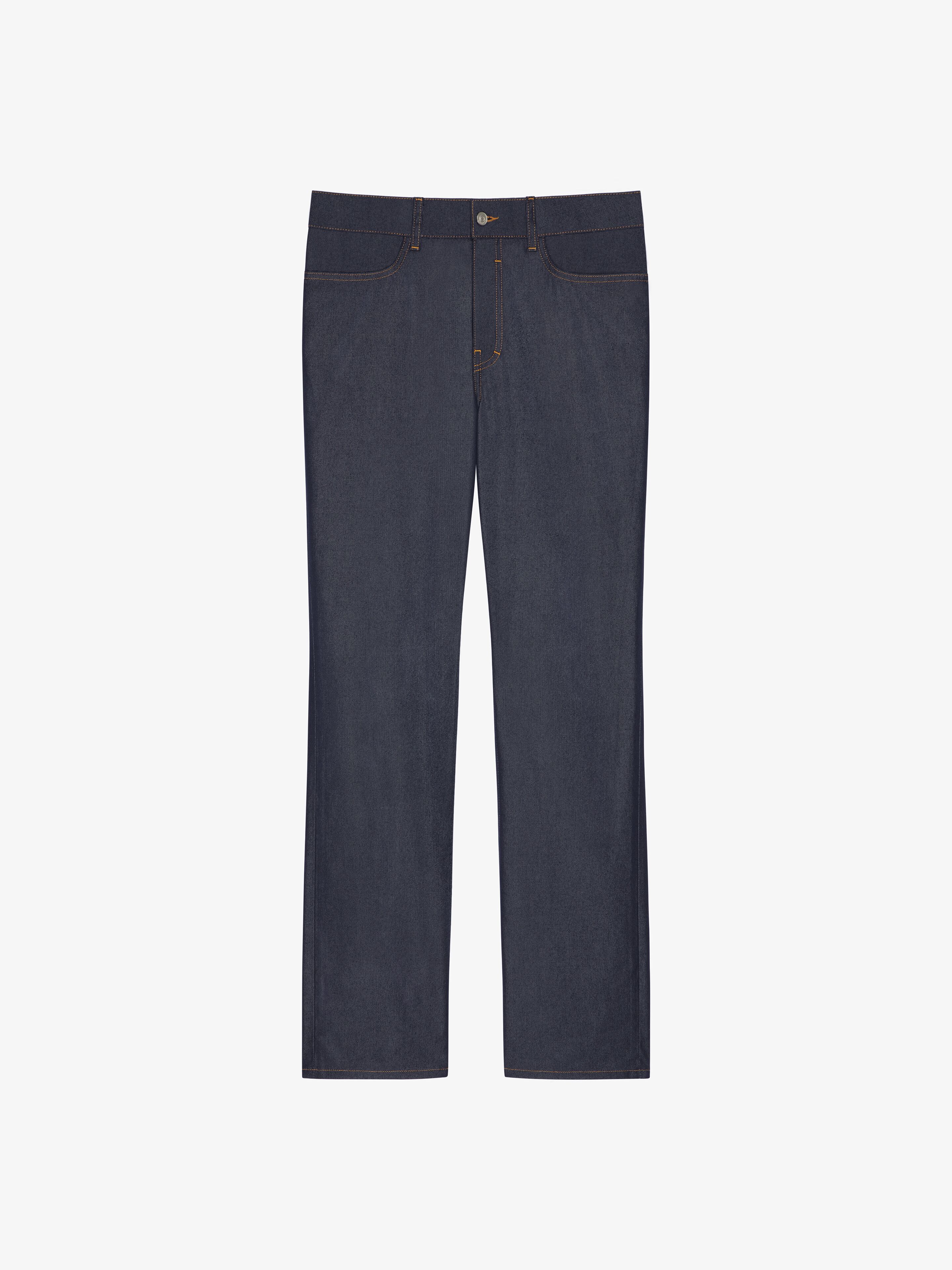 Slim fit jeans in denim silk in - indigo blue | Givenchy US