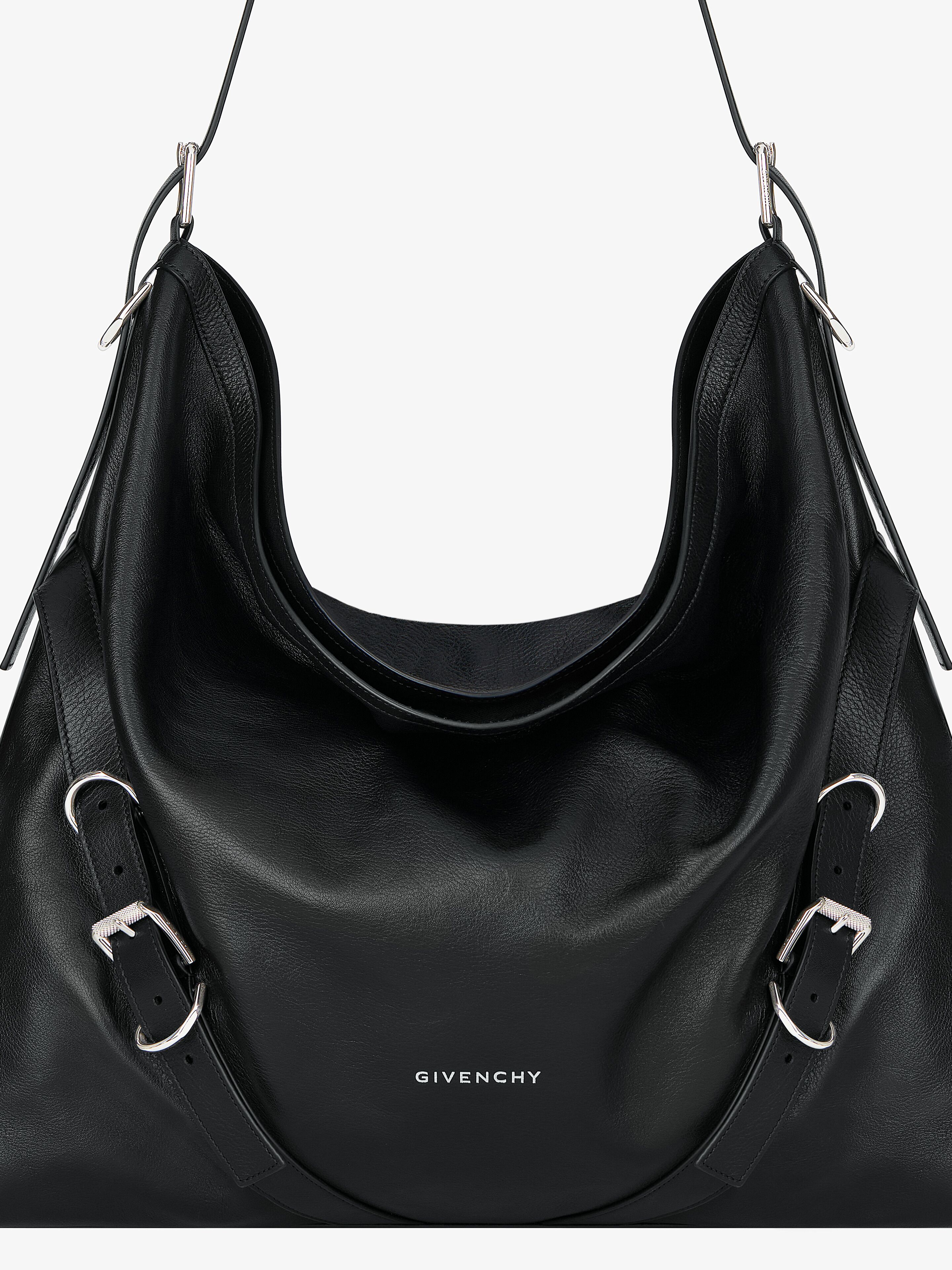 Large Voyou bag in grained leather in - black | Givenchy US Large Voyou bag in grained leather in - black | Givenchy US