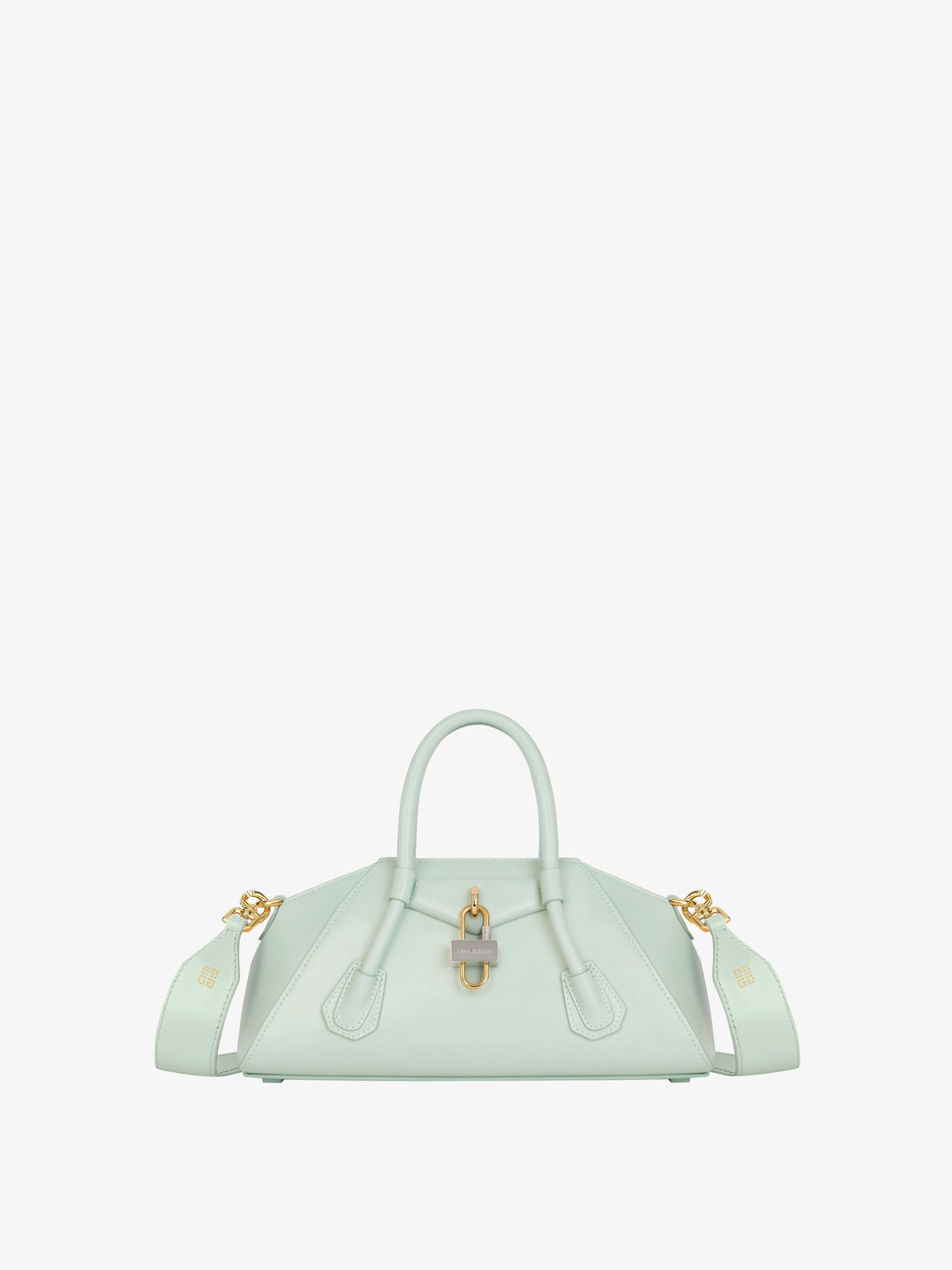 Shop Givenchy Mini Antigona Stretch Bag In Box Leather In Multicolor