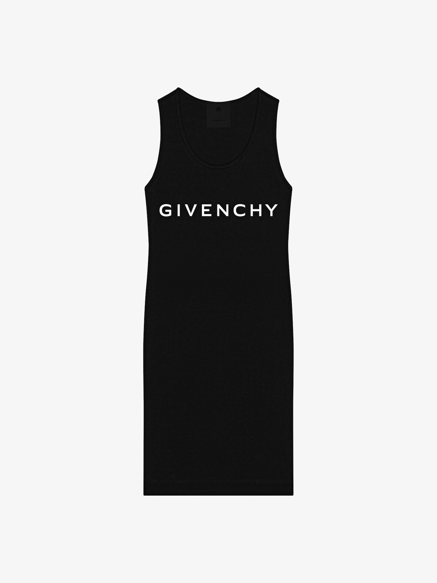 GIVENCHY PARIS ブランドロゴ タンクトップドレス - ブラック 