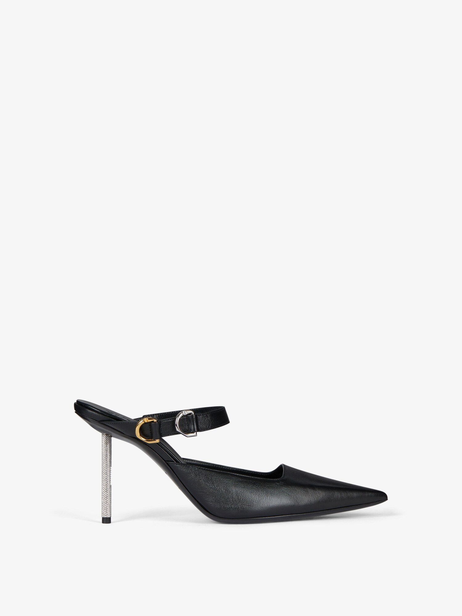 Voyou slingbacks in leather - black | Givenchy US