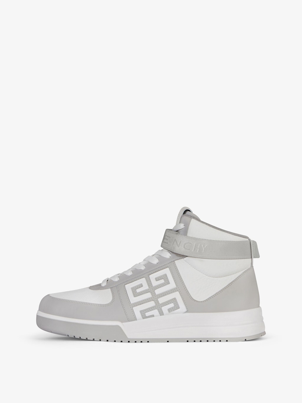 G4 high top sneakers in leather - grey/white | Givenchy US