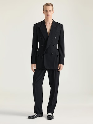 Veste double boutonnage en laine