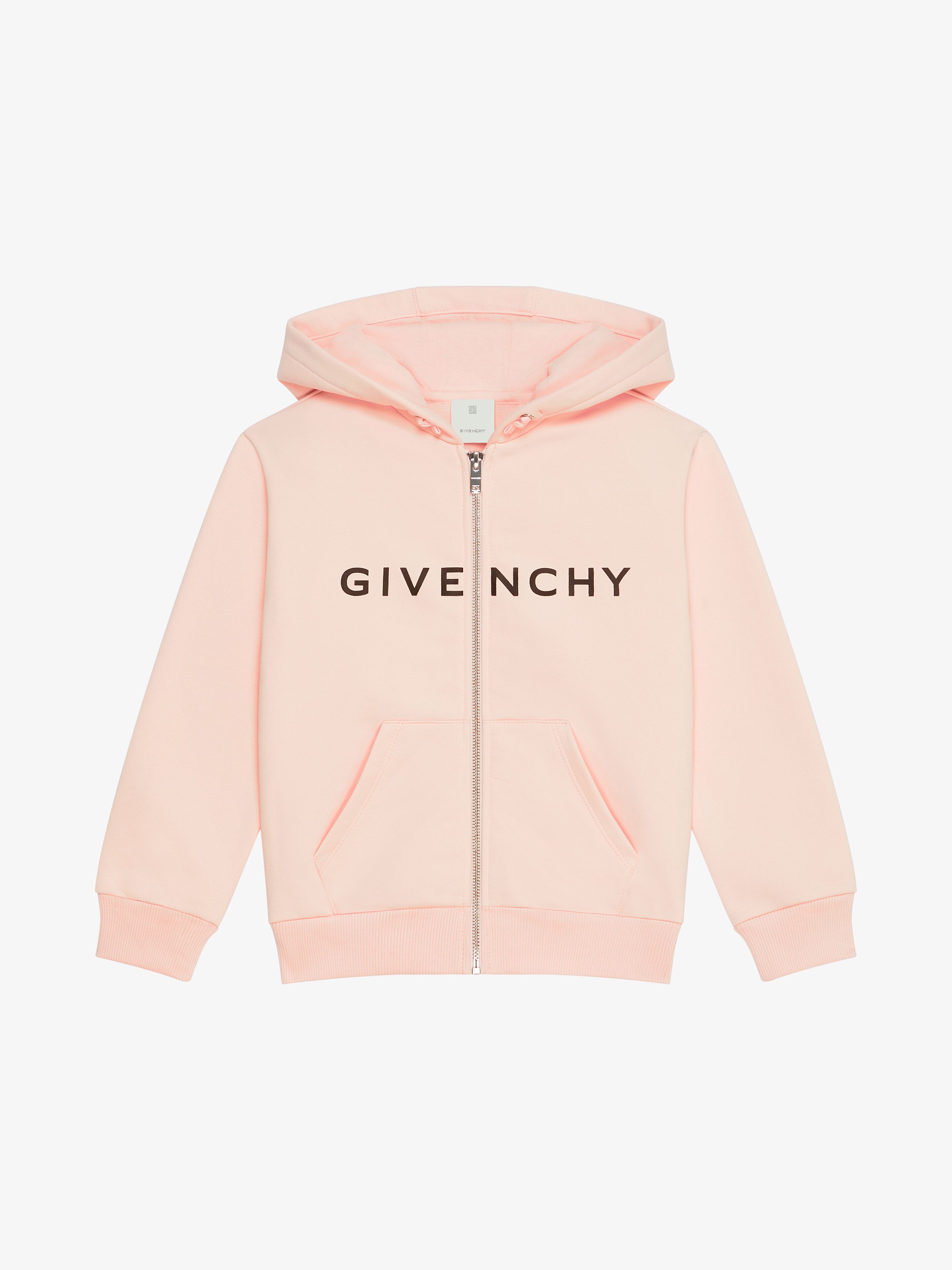 Cardigan À Capuche Givenchy 4G En Molleton - Rose - Unisex - Taille : 12A